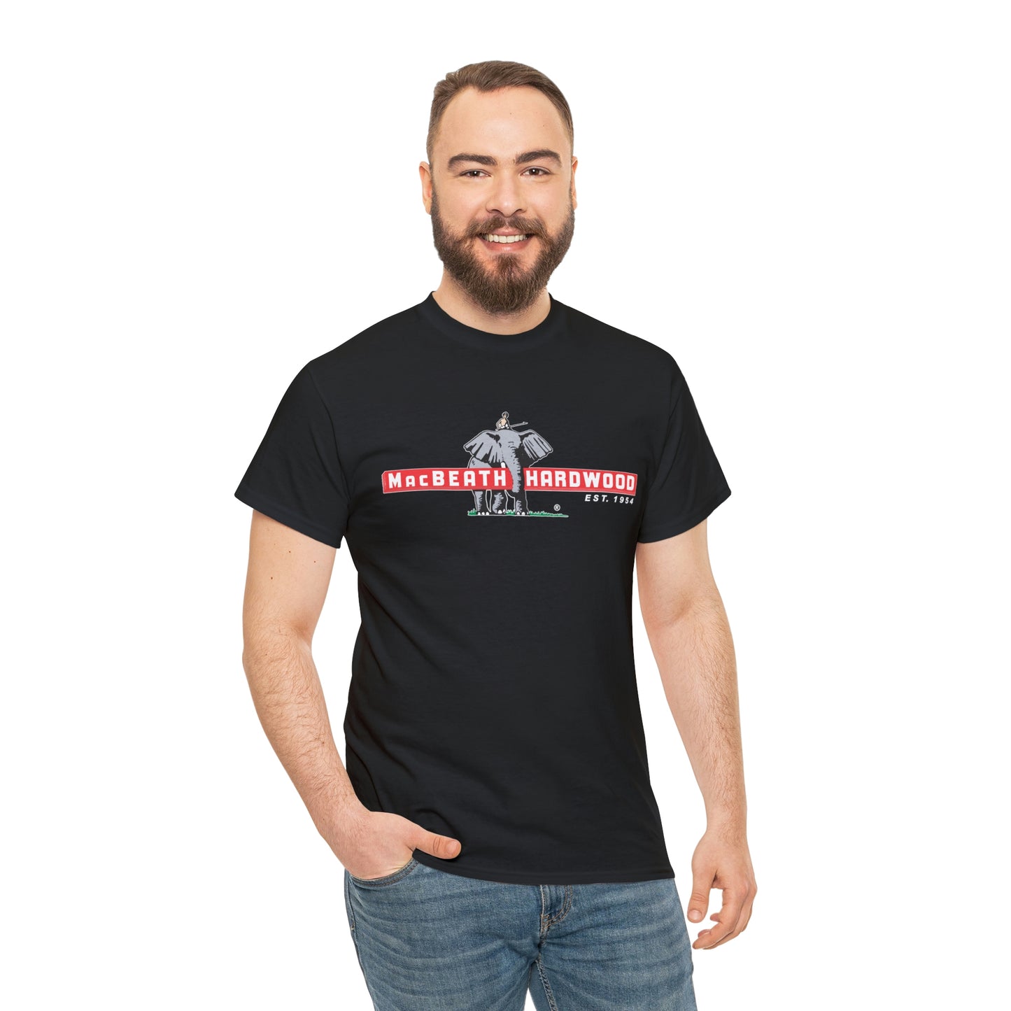 MacBeath Hardwood Heavy Cotton Tee - Front Logo