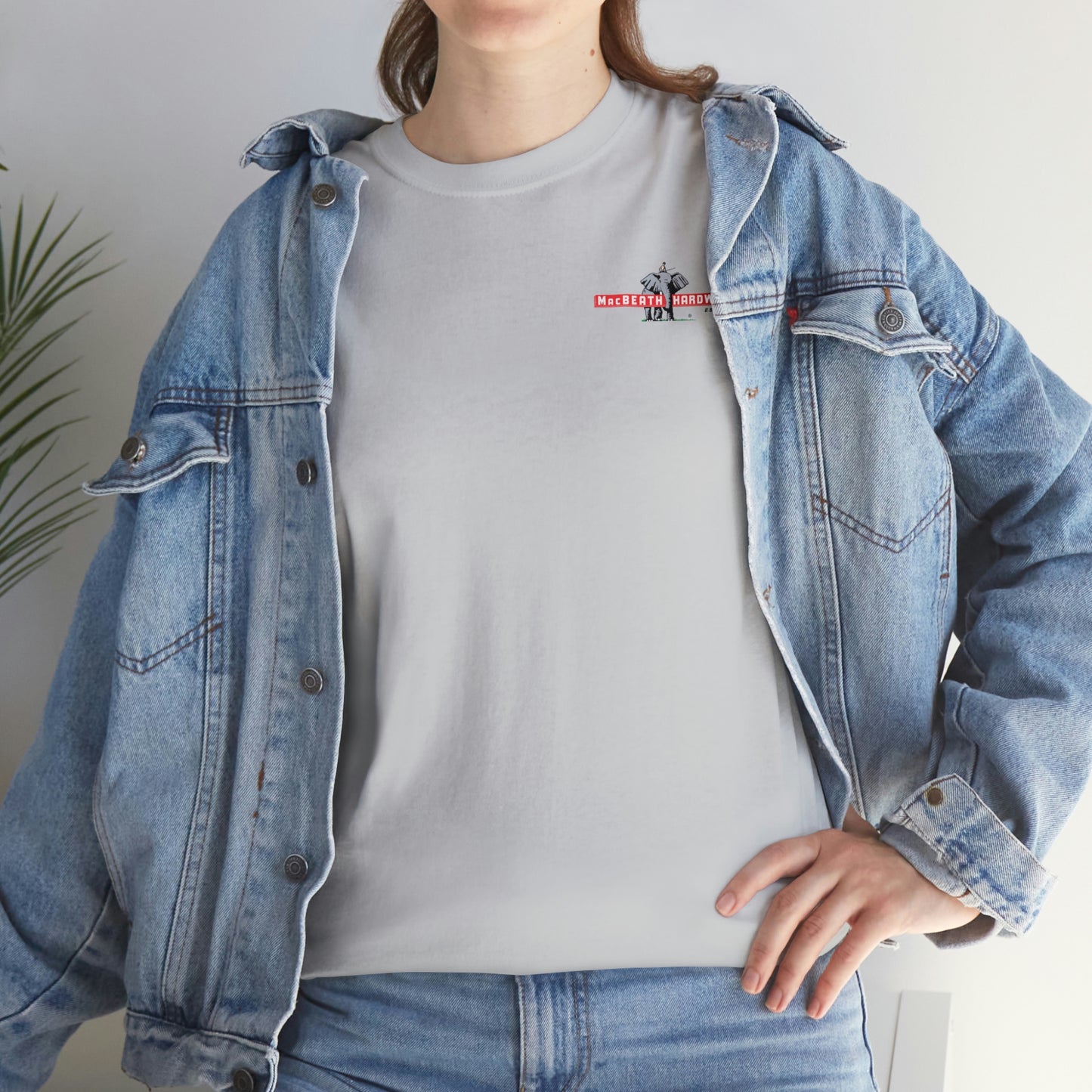 MacBeath Hardwood Heavy Cotton Tee - Left Chest Logo