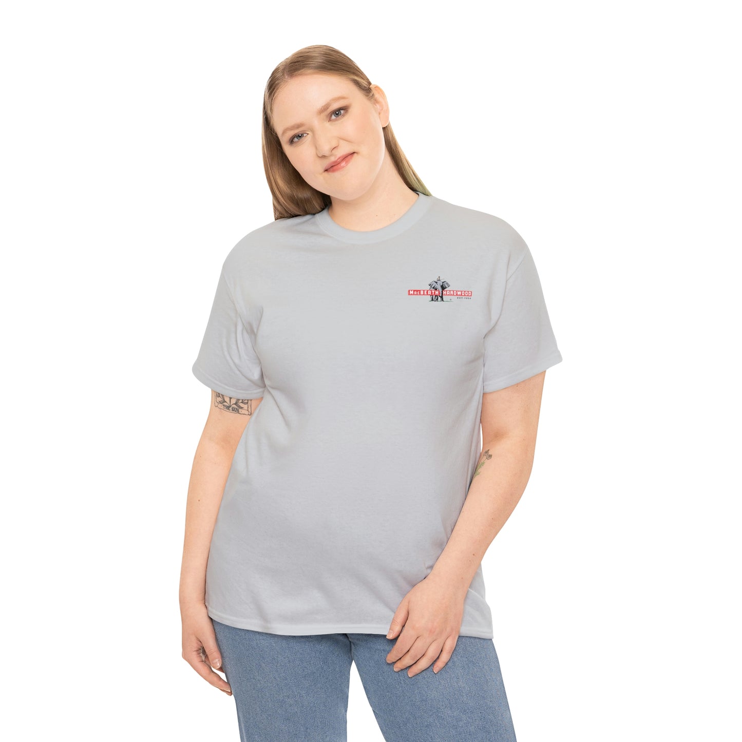MacBeath Hardwood Heavy Cotton Tee - Left Chest Logo