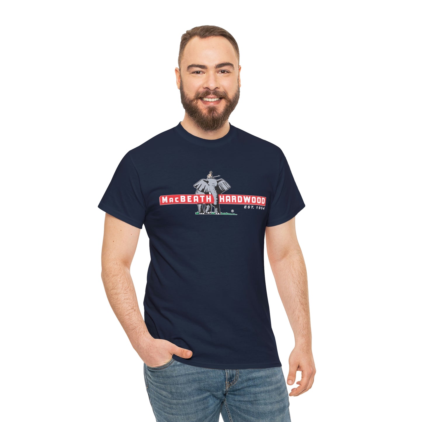 MacBeath Hardwood Heavy Cotton Tee - Front Logo