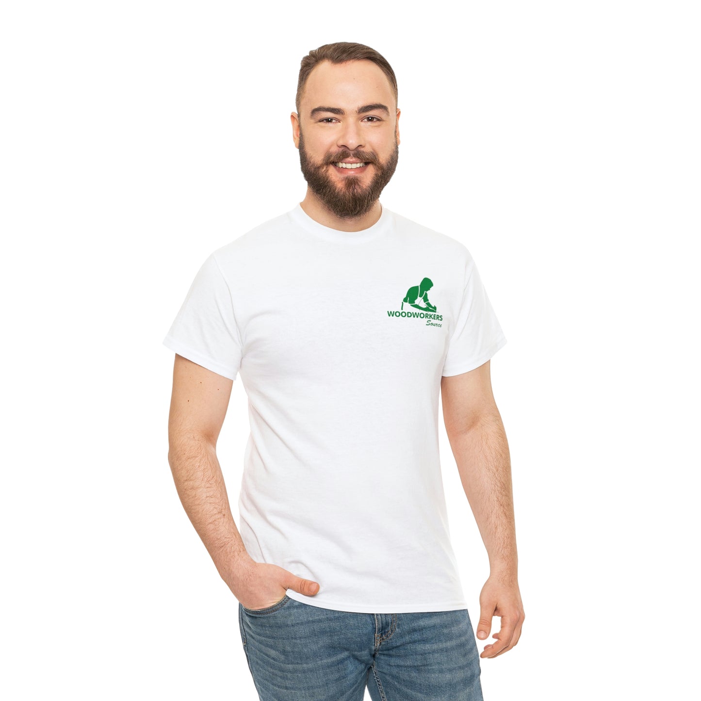Woodworkers Source Heavy Cotton Tee - Left Chest Logo