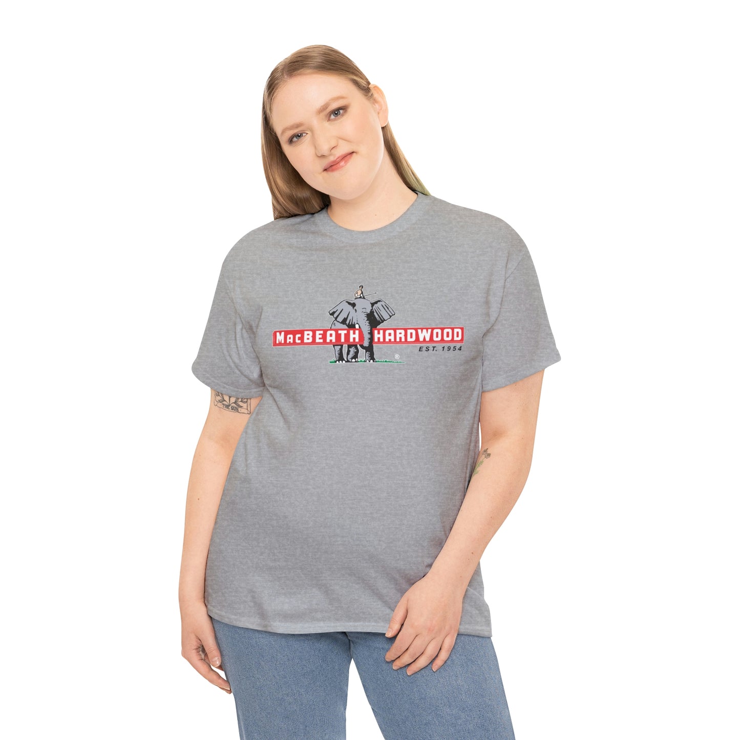 MacBeath Hardwood Heavy Cotton Tee - Front Logo