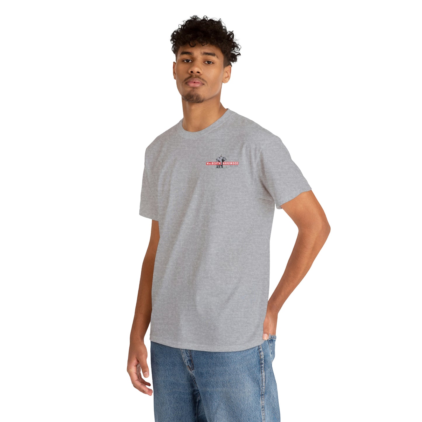MacBeath Hardwood Heavy Cotton Tee - Left Chest Logo