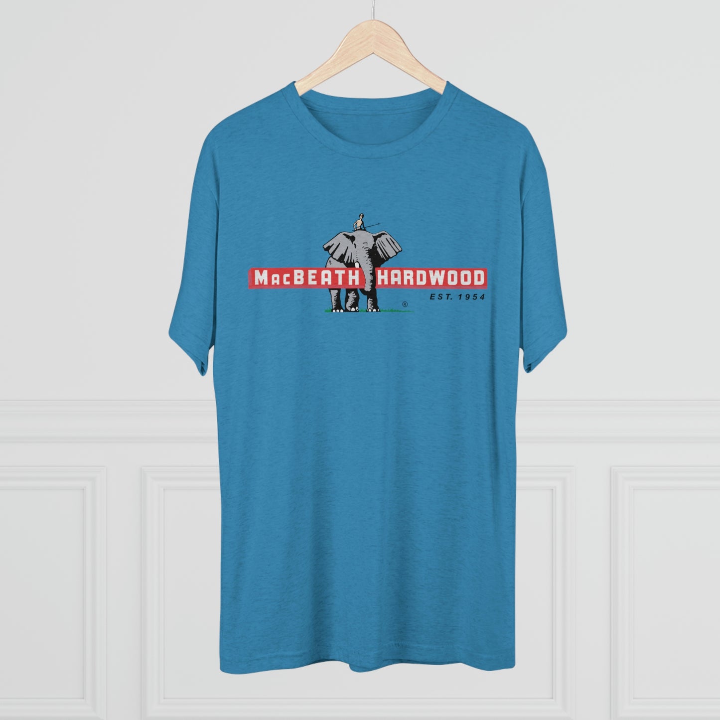 MacBeath Hardwood Soft Tri-Blend Crew Tee - Front Logo