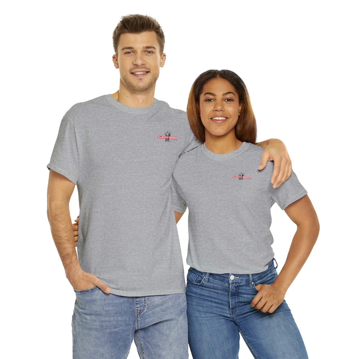 MacBeath Hardwood Heavy Cotton Tee - Left Chest Logo