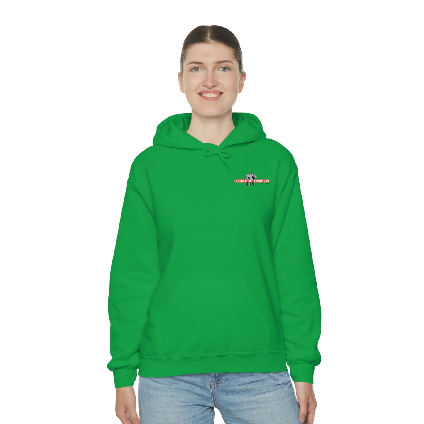 MacBeath Hardwood Heavy Blend Hooded Sweatshirt - Left Chest Logo