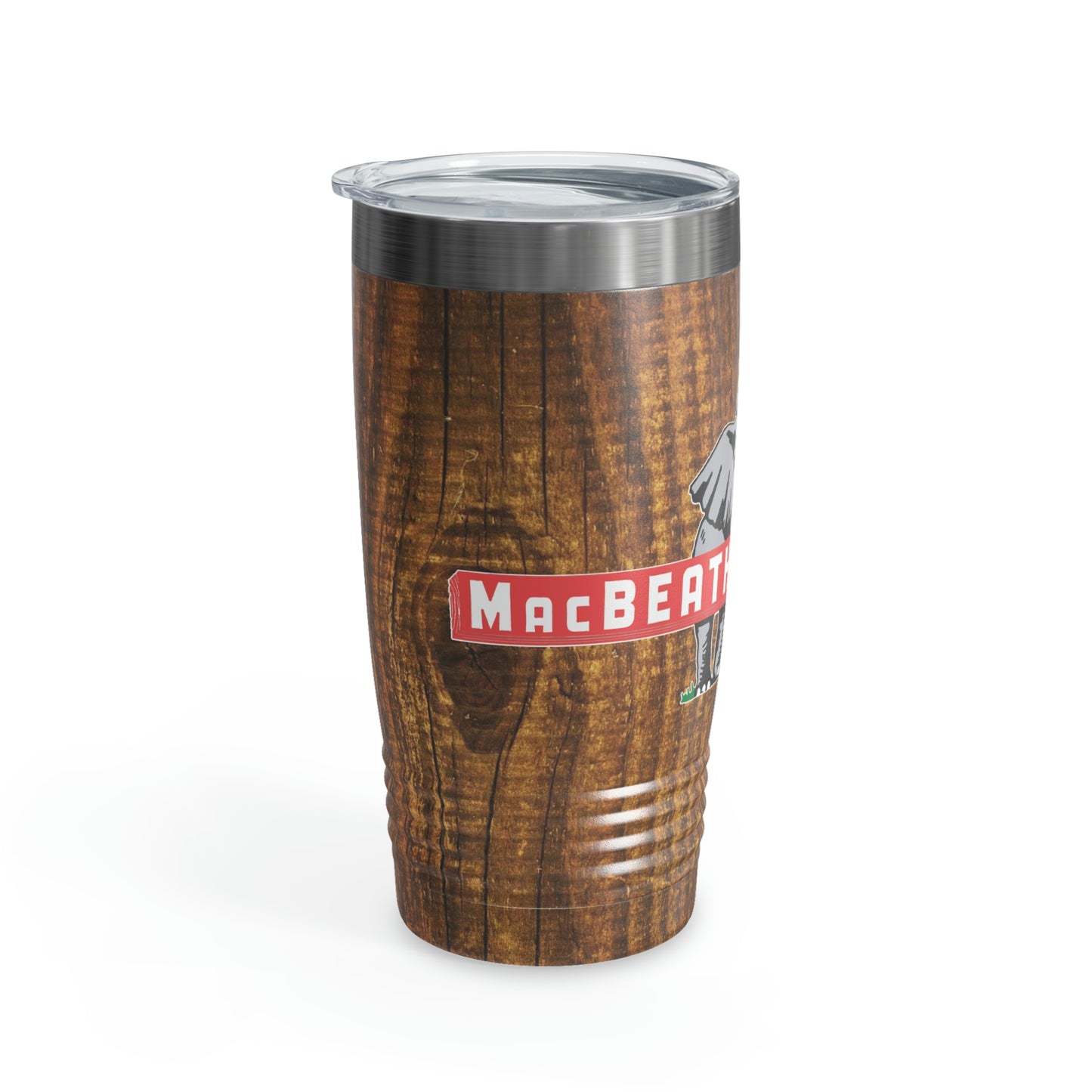 MacBeath Hardwood Wood Background Ringneck Tumbler 20oz