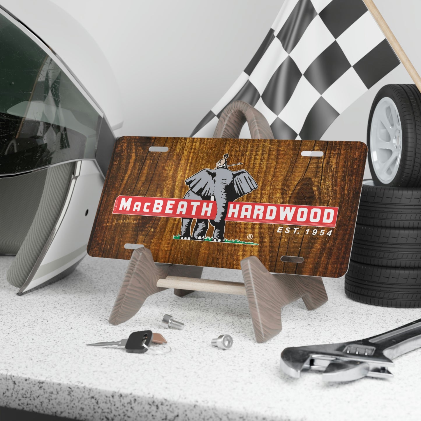 MacBeath Hardwood Vanity Plate