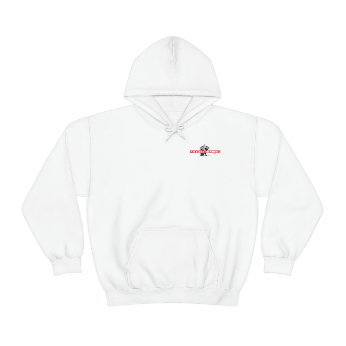 MacBeath Hardwood Heavy Blend Hooded Sweatshirt - Left Chest Logo