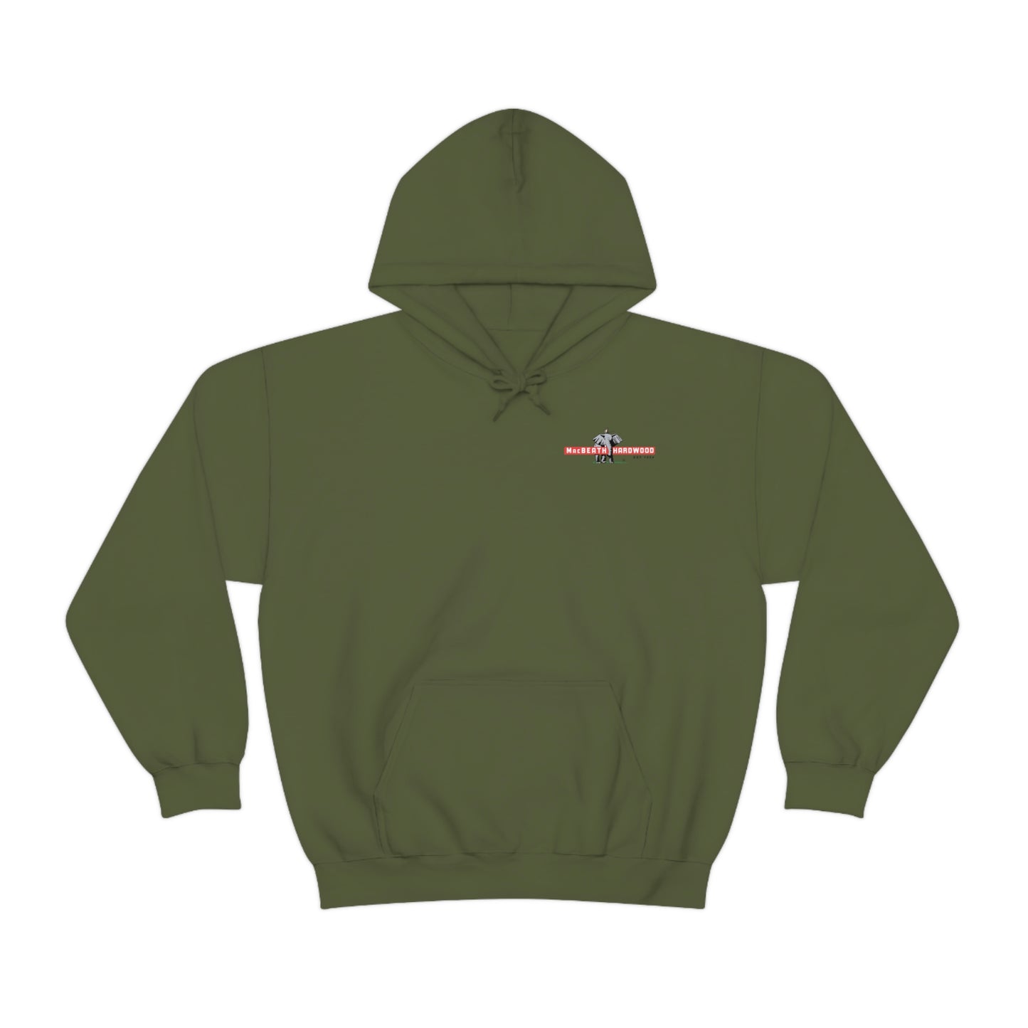 MacBeath Hardwood Heavy Blend Hooded Sweatshirt - Left Chest Logo
