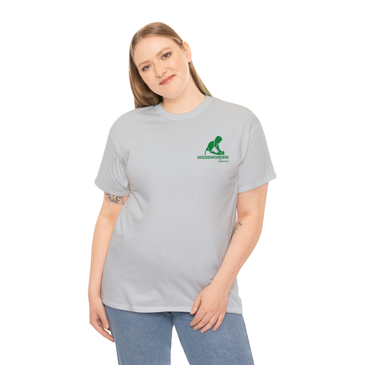 Woodworkers Source Heavy Cotton Tee - Left Chest Logo