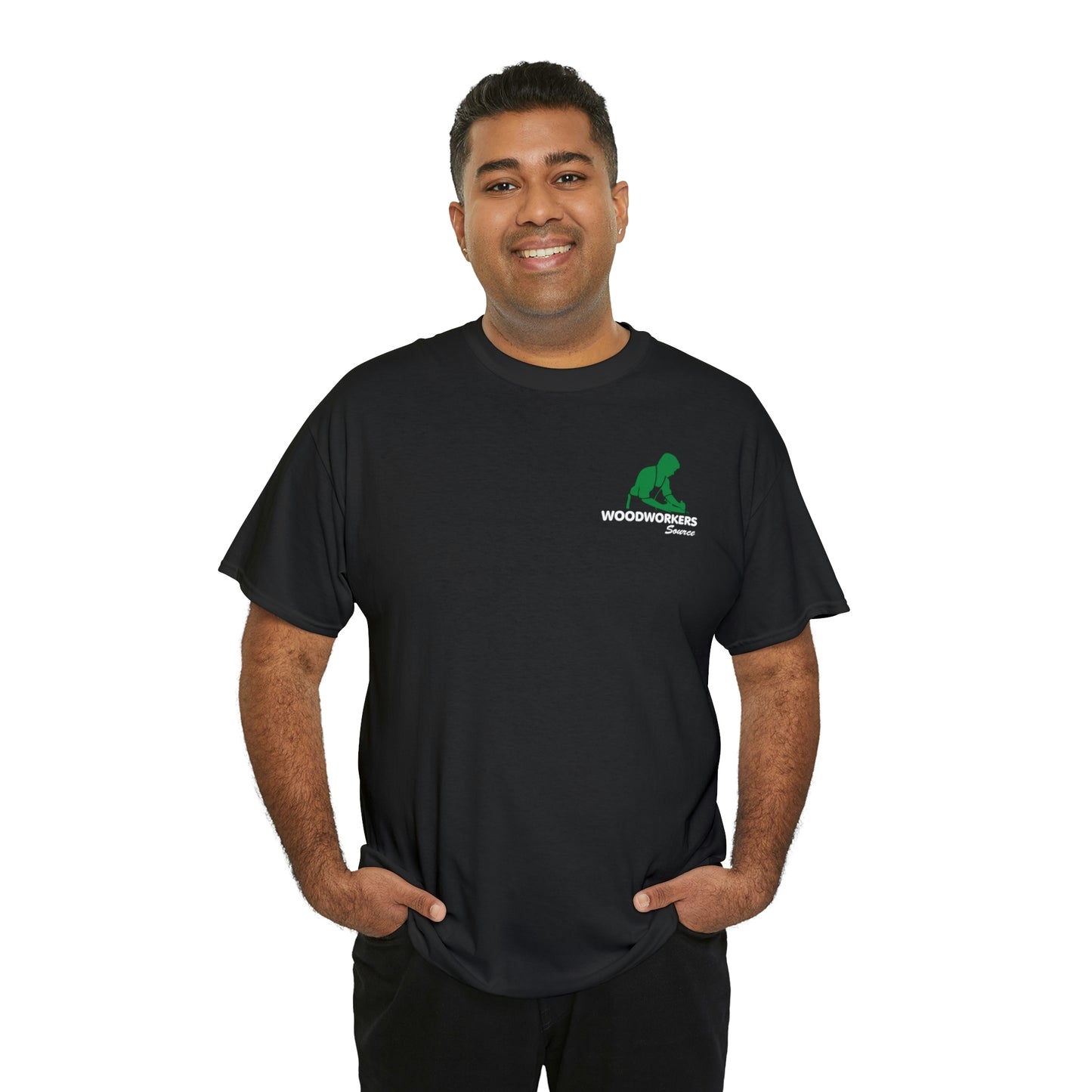 Woodworkers Source Heavy Cotton Tee - Left Chest Logo