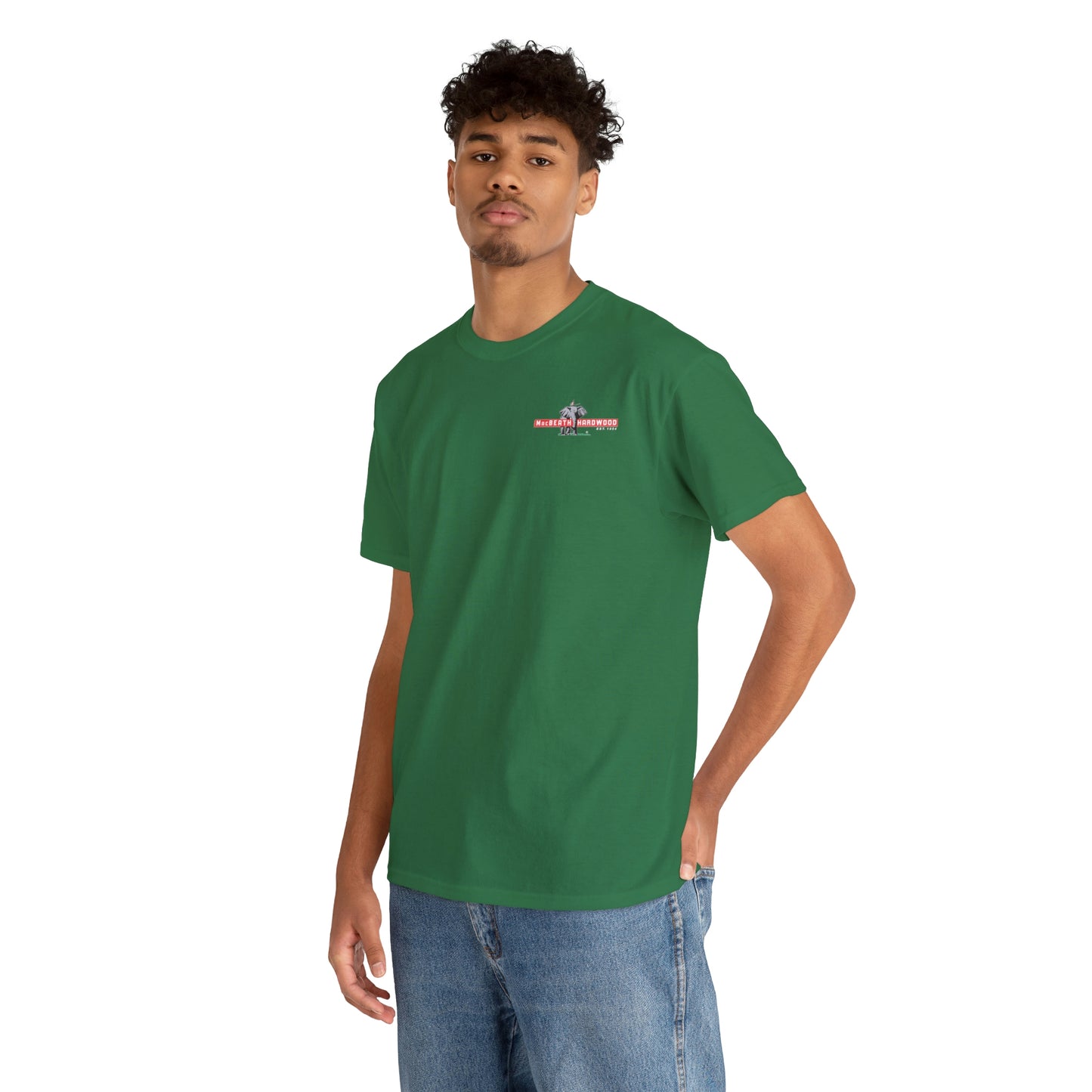 MacBeath Hardwood Heavy Cotton Tee - Left Chest Logo