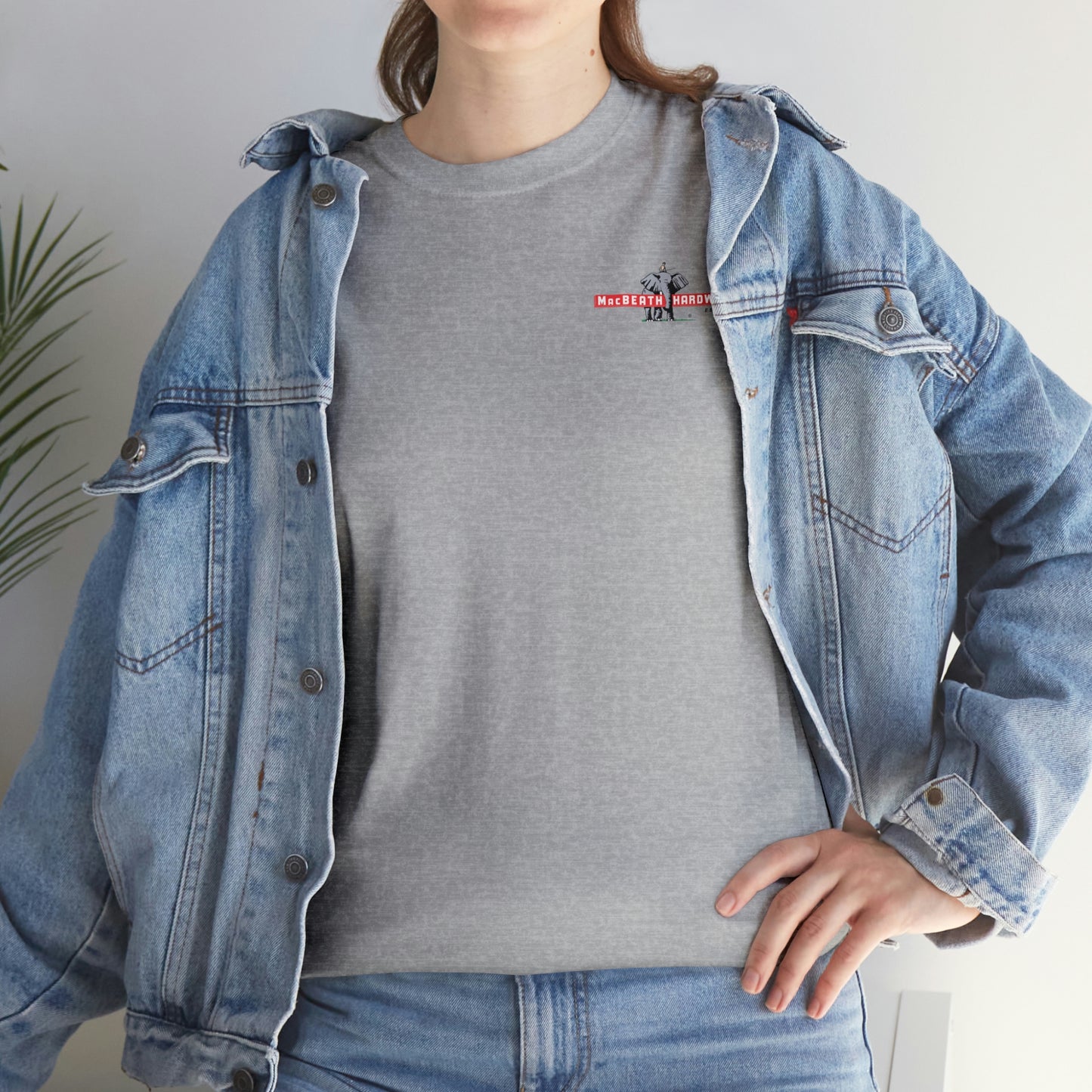 MacBeath Hardwood Heavy Cotton Tee - Left Chest Logo