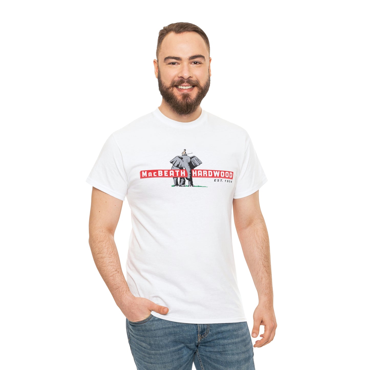 MacBeath Hardwood Heavy Cotton Tee - Front Logo