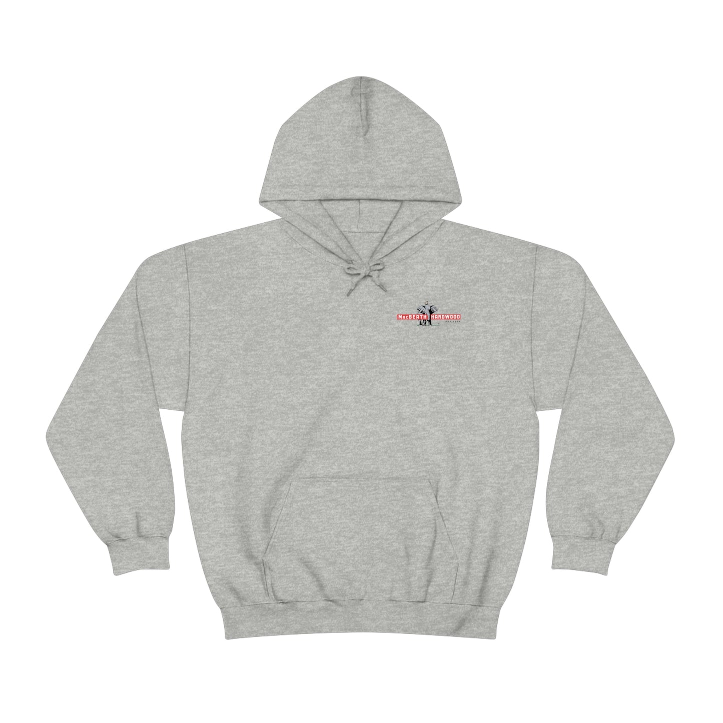 MacBeath Hardwood Heavy Blend Hooded Sweatshirt - Left Chest Logo
