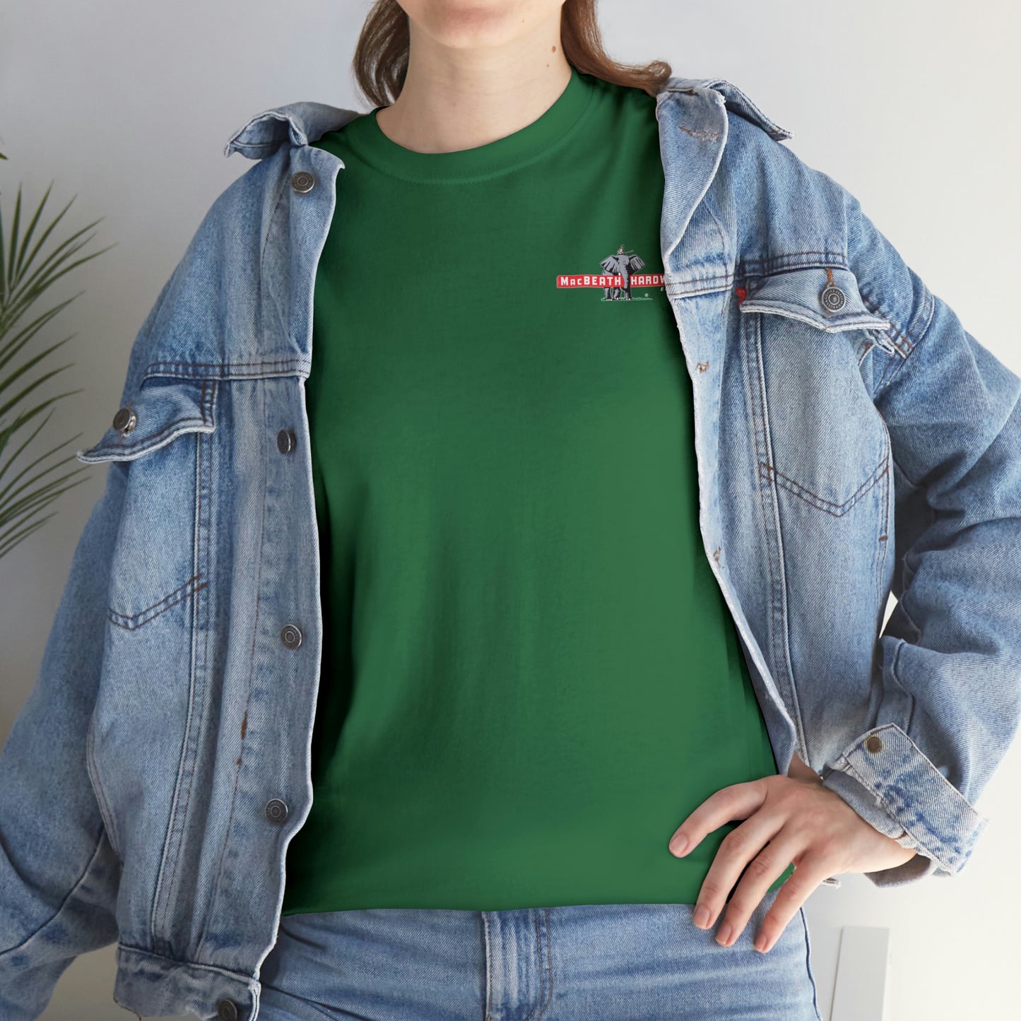 MacBeath Hardwood Heavy Cotton Tee - Left Chest Logo