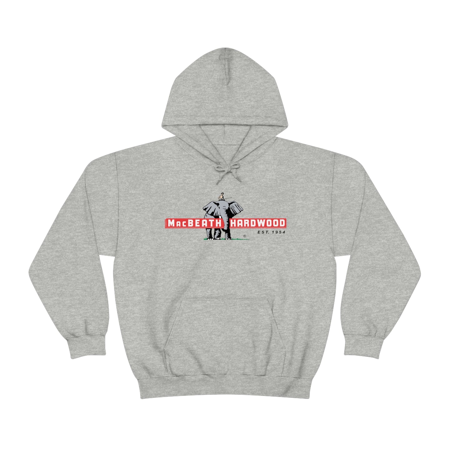 MacBeath Hardwood Heavy Blend Hooded Sweatshirt - Front Logo