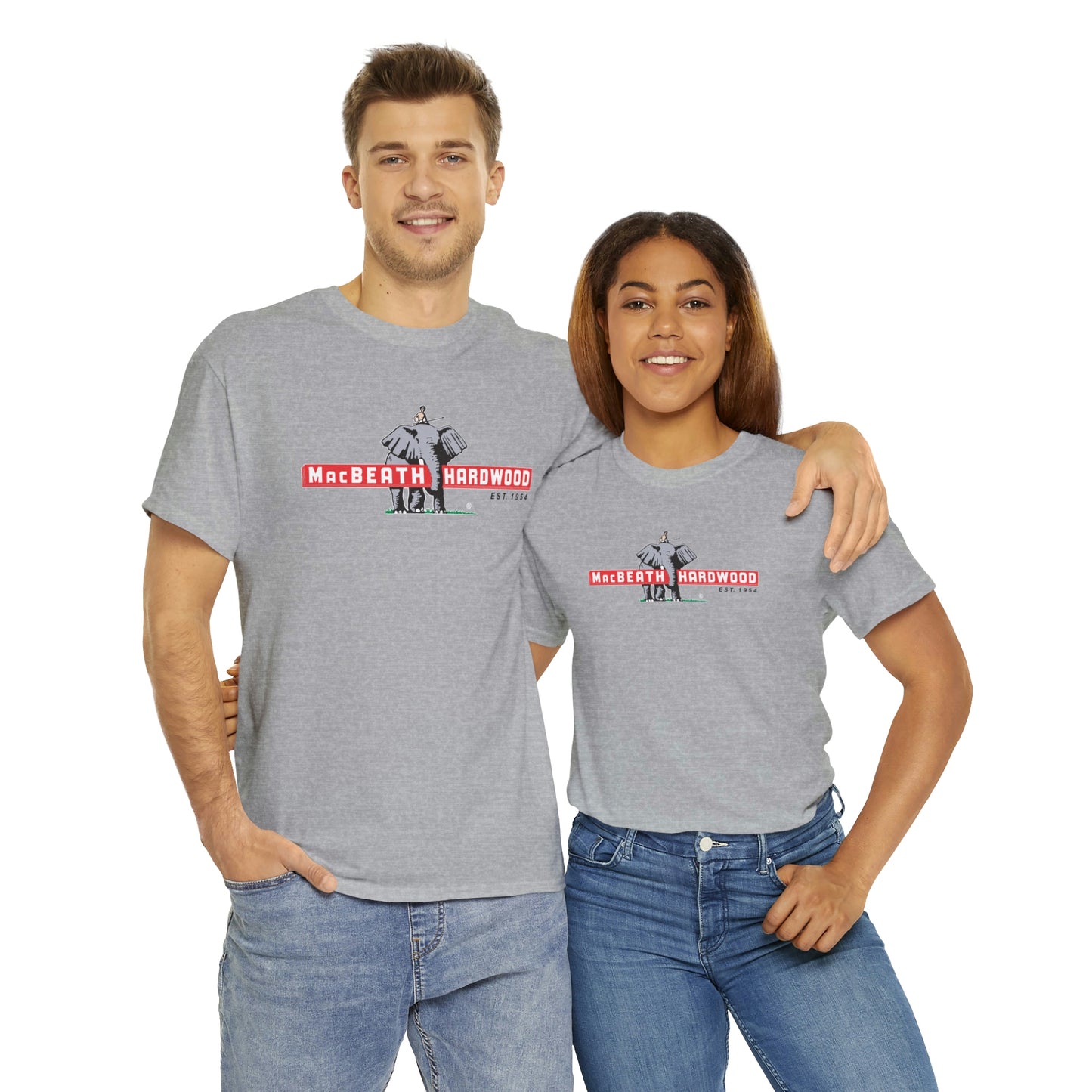 MacBeath Hardwood Heavy Cotton Tee - Front Logo
