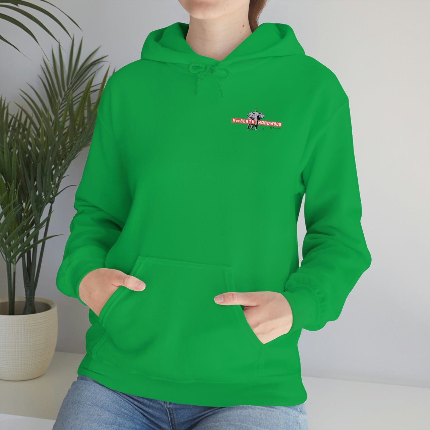 MacBeath Hardwood Heavy Blend Hooded Sweatshirt - Left Chest Logo