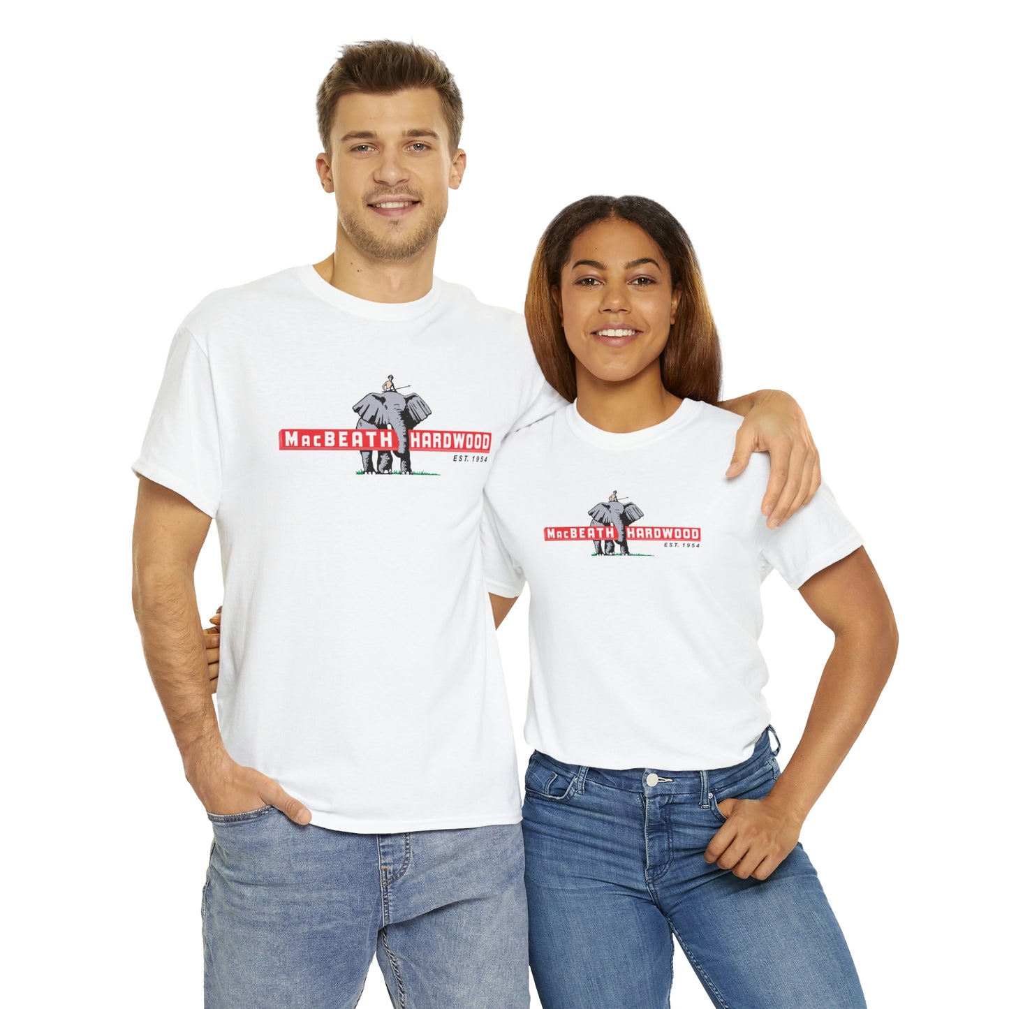 MacBeath Hardwood Heavy Cotton Tee - Front Logo