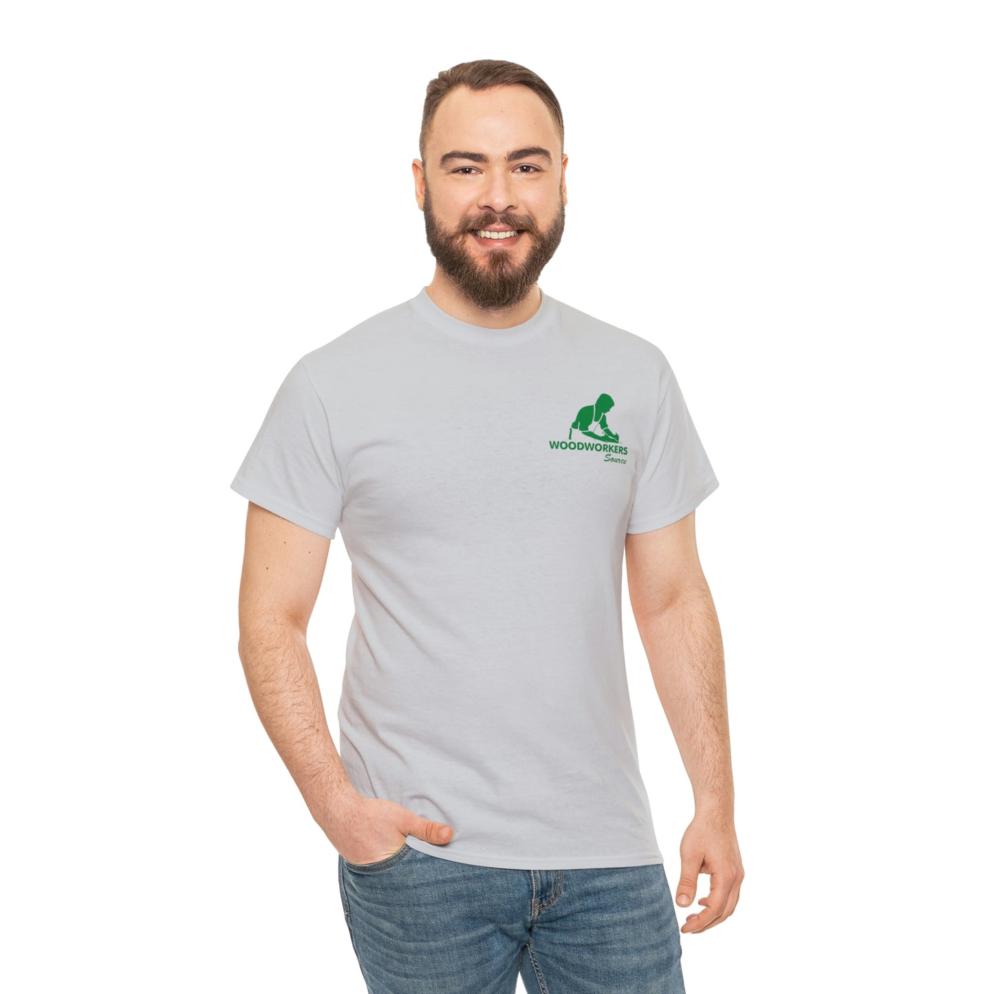 Woodworkers Source Heavy Cotton Tee - Left Chest Logo