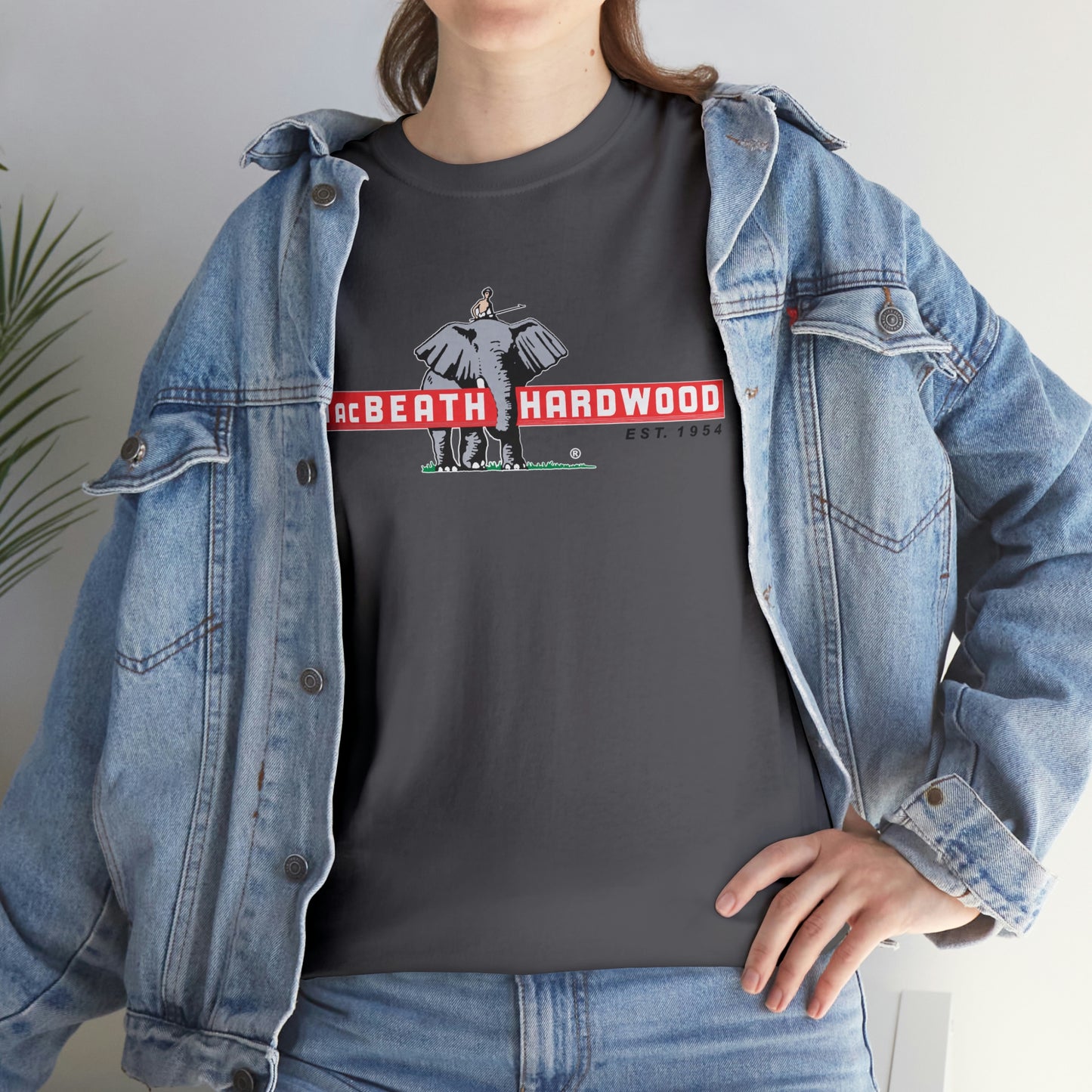 MacBeath Hardwood Heavy Cotton Tee - Front Logo