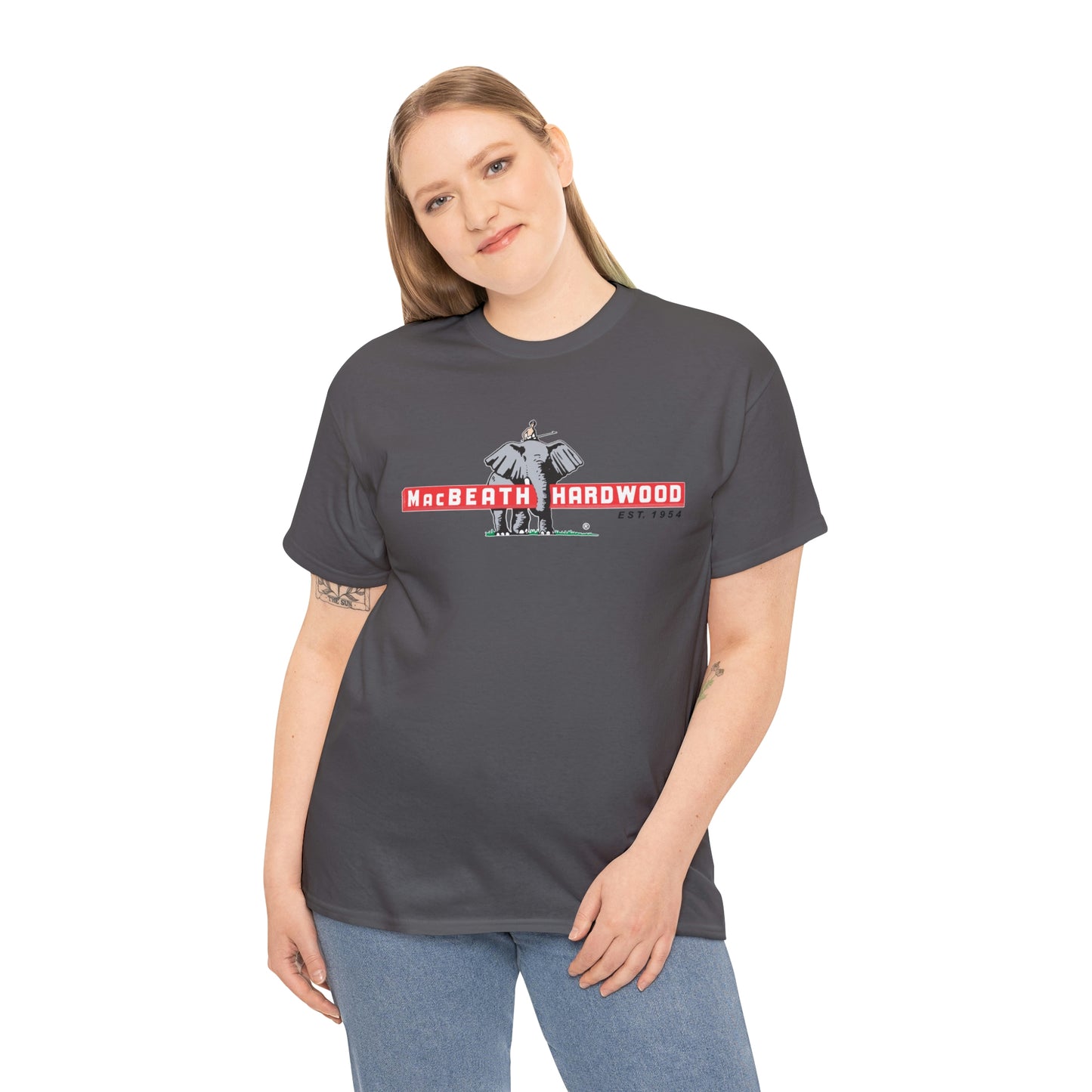 MacBeath Hardwood Heavy Cotton Tee - Front Logo