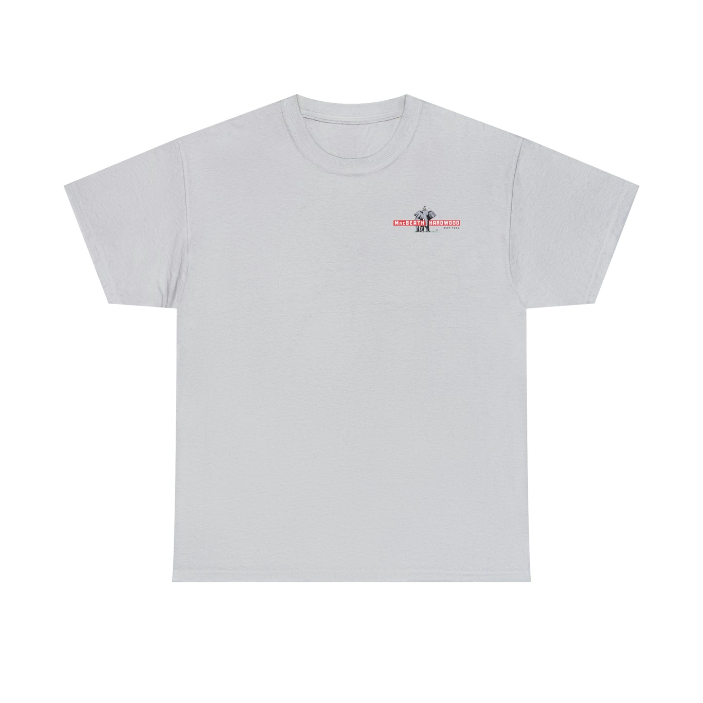 MacBeath Hardwood Heavy Cotton Tee - Left Chest Logo
