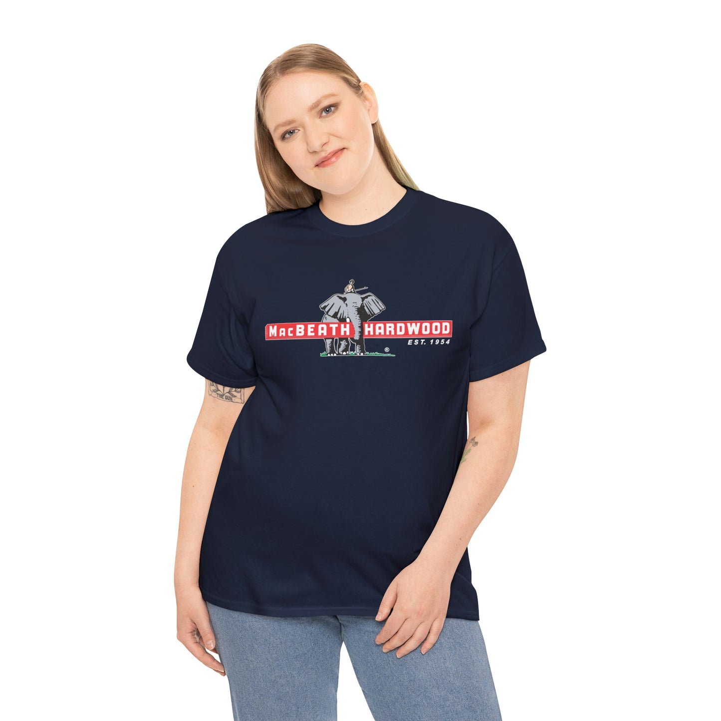 MacBeath Hardwood Heavy Cotton Tee - Front Logo