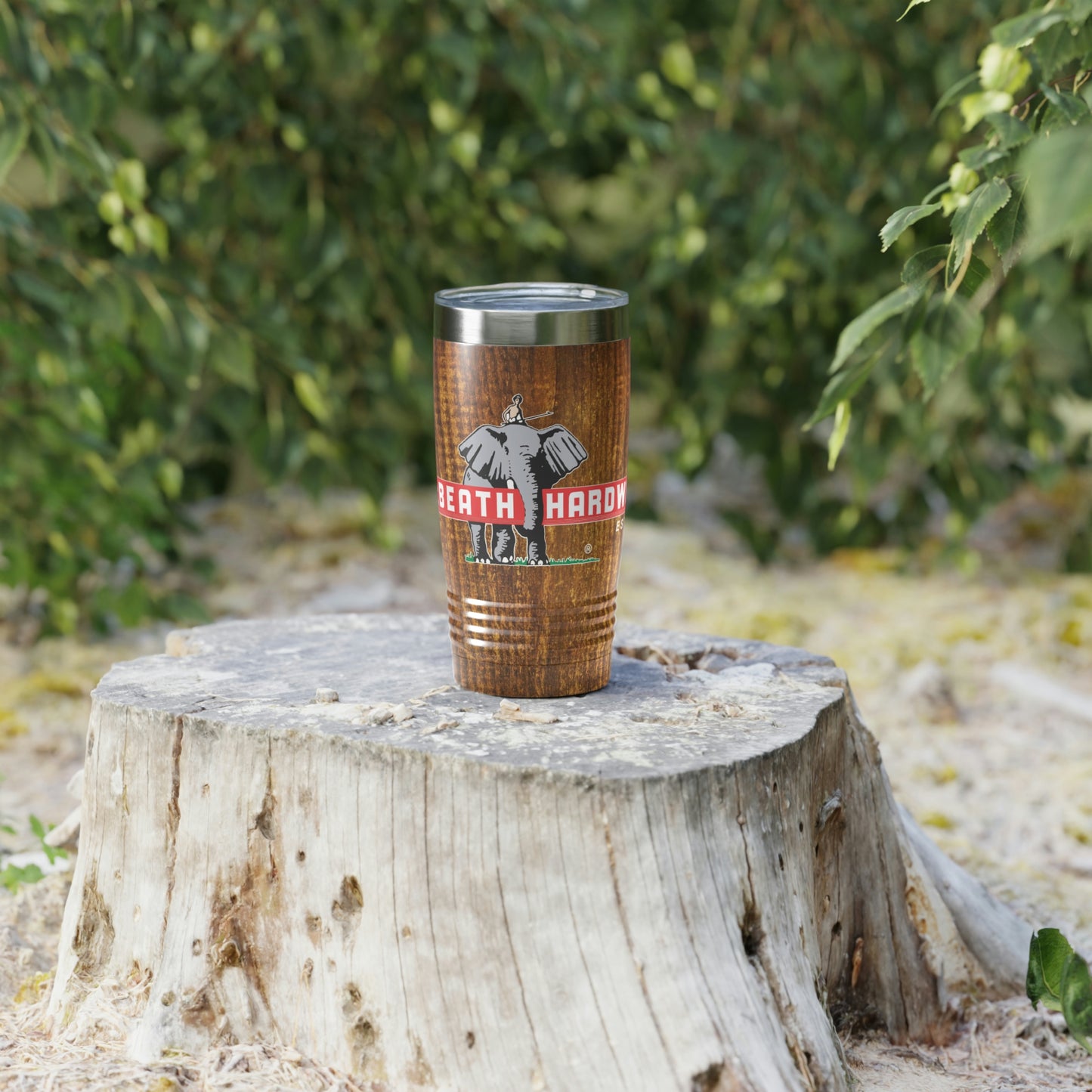 MacBeath Hardwood Wood Background Ringneck Tumbler 20oz