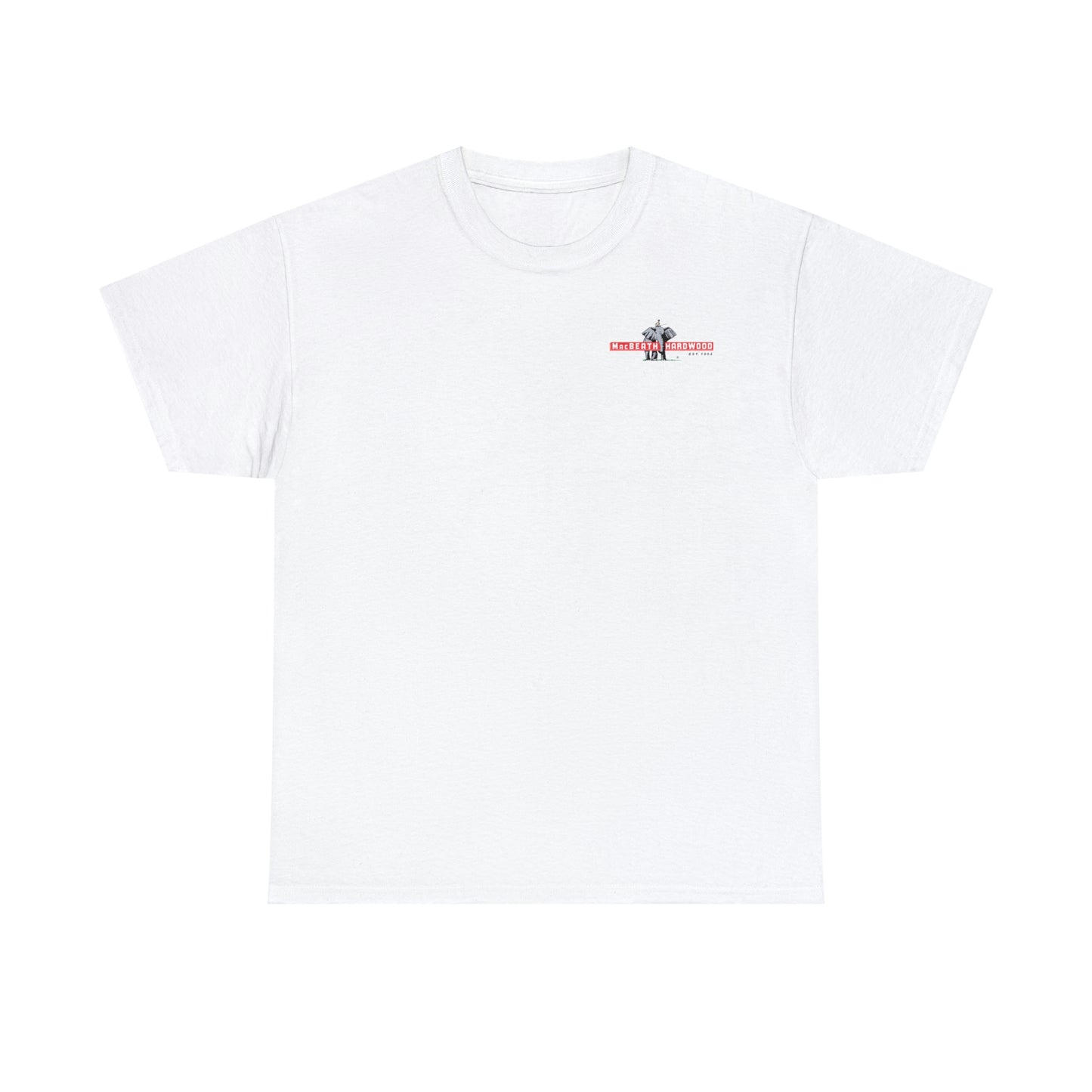 MacBeath Hardwood Heavy Cotton Tee - Left Chest Logo