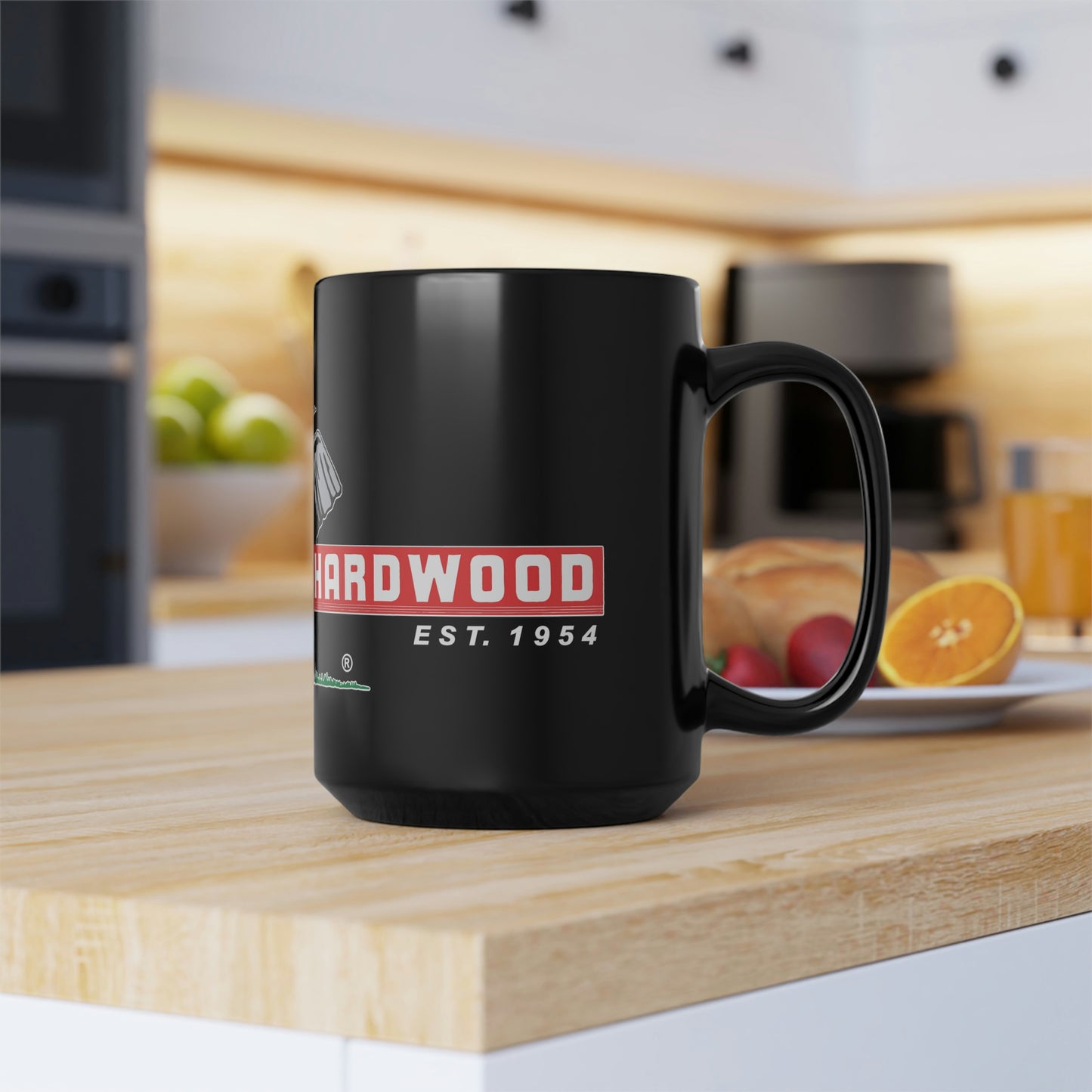 MacBeath Hardwood Black Coffee Mug, 15oz