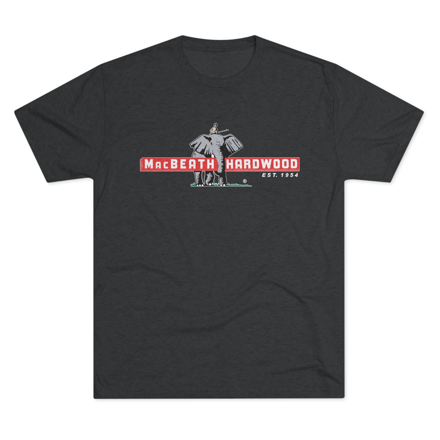 MacBeath Hardwood Soft Tri-Blend Crew Tee - Front Logo