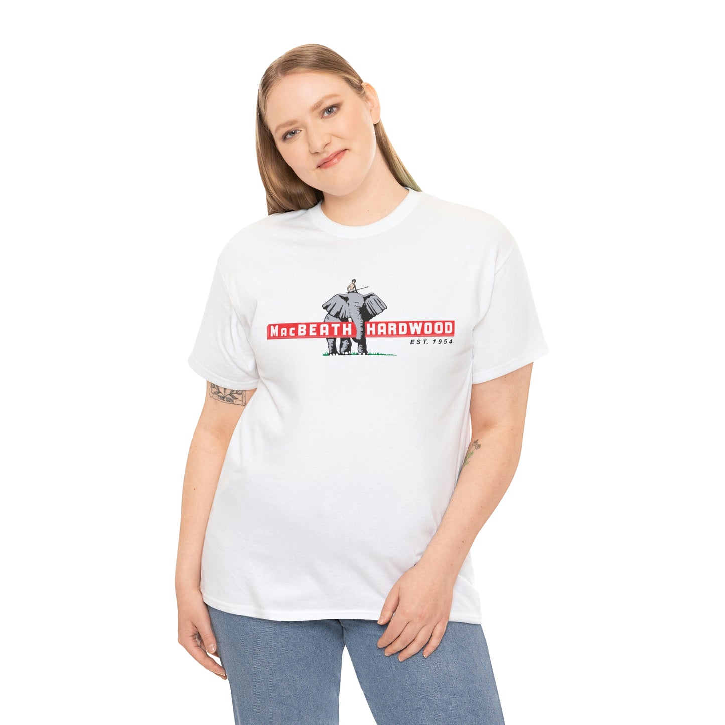 MacBeath Hardwood Heavy Cotton Tee - Front Logo