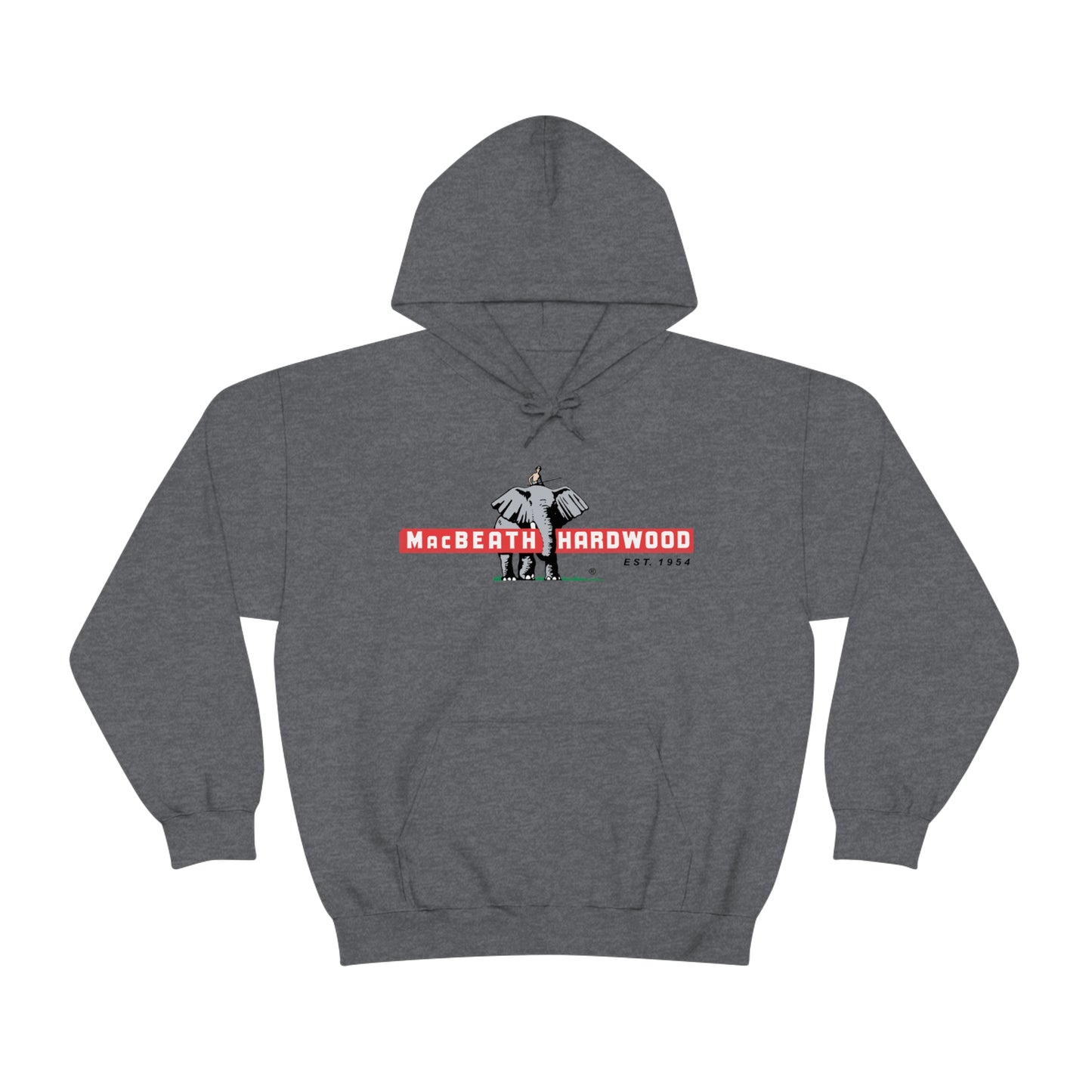 MacBeath Hardwood Heavy Blend Hooded Sweatshirt - Front Logo