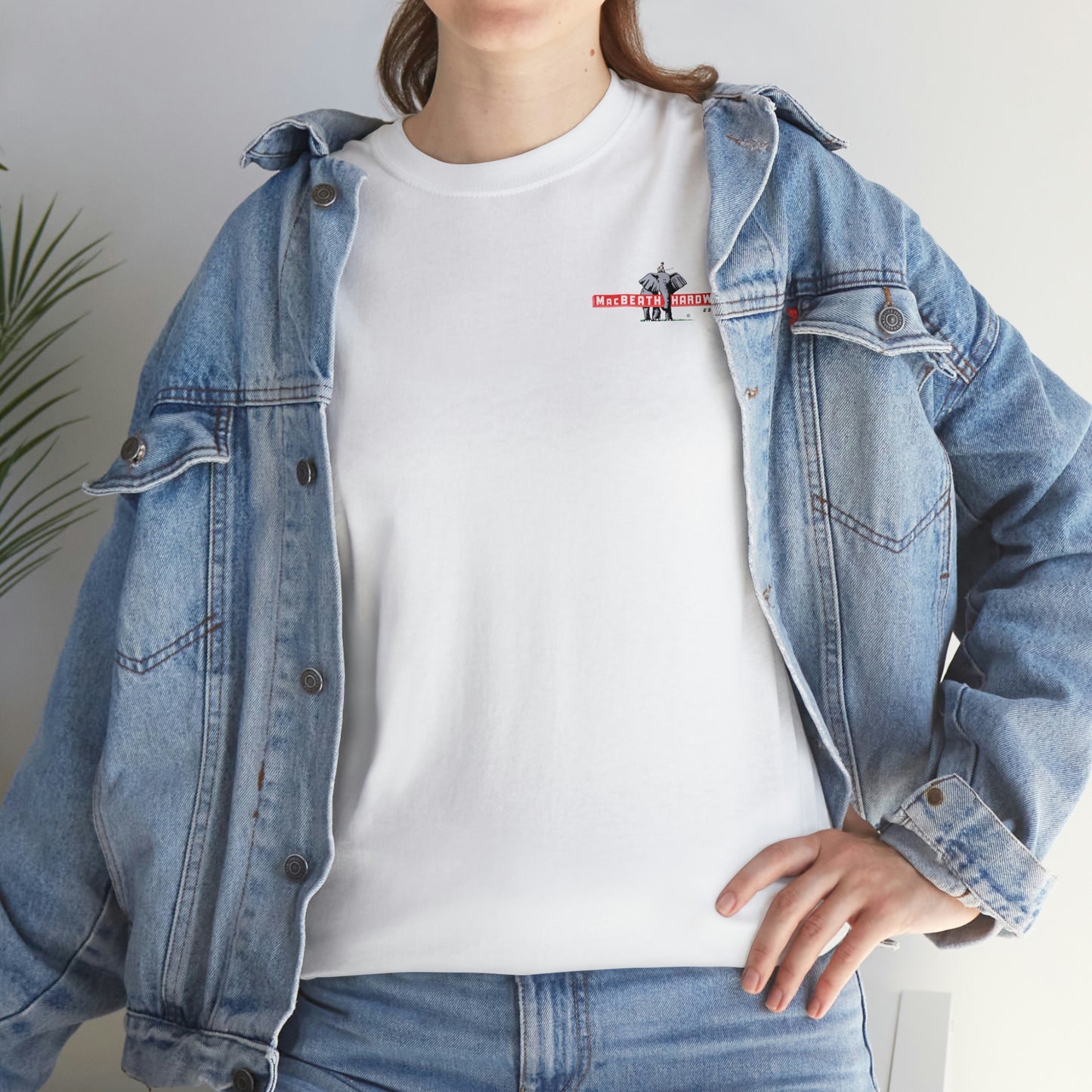 MacBeath Hardwood Heavy Cotton Tee - Left Chest Logo