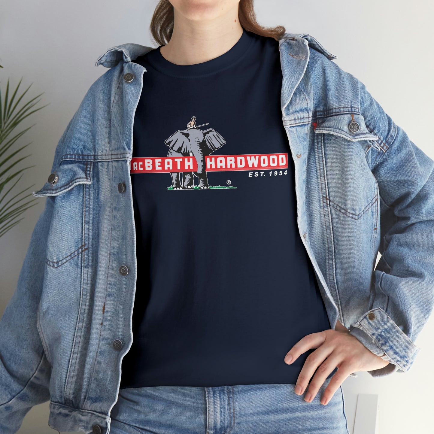 MacBeath Hardwood Heavy Cotton Tee - Front Logo