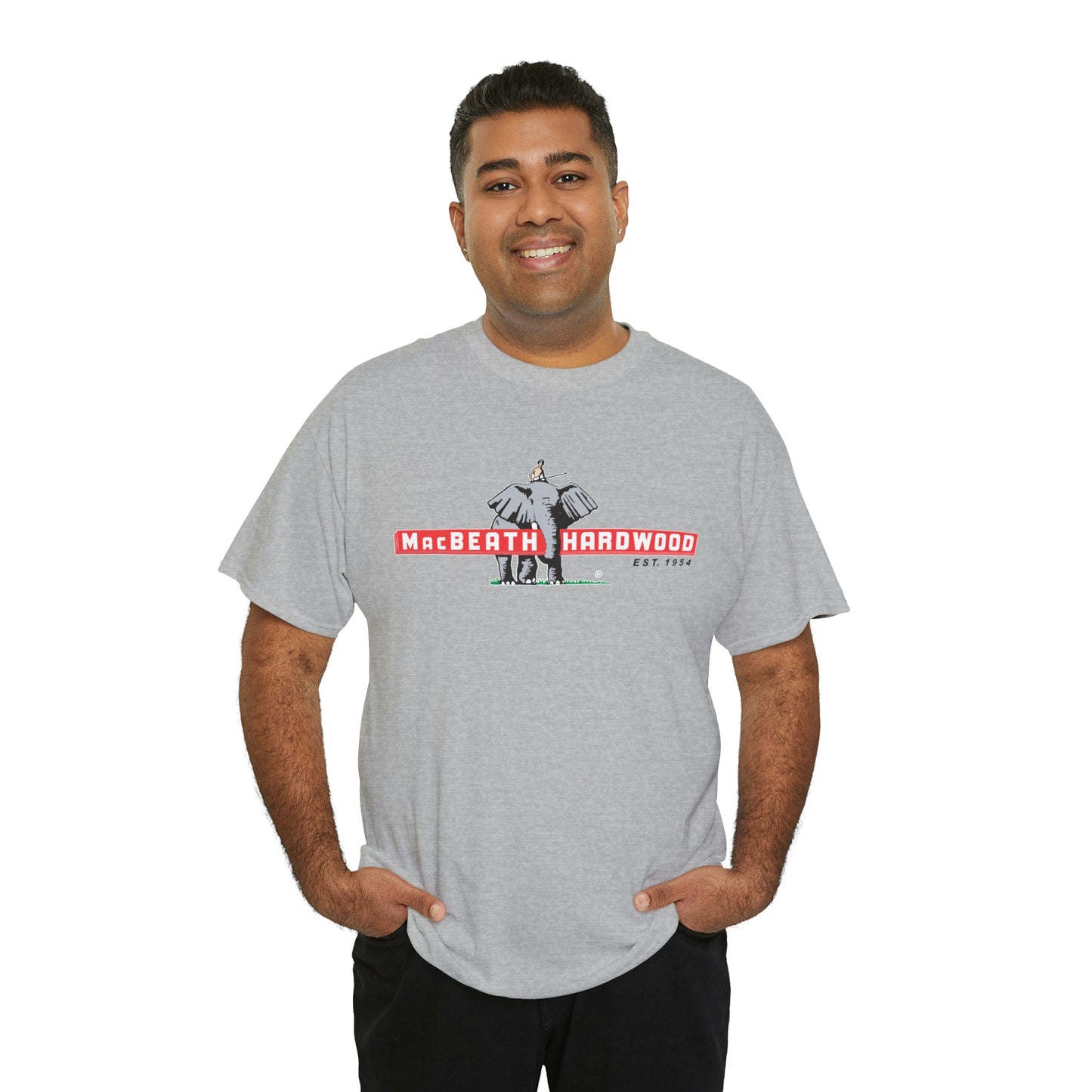 MacBeath Hardwood Heavy Cotton Tee - Front Logo