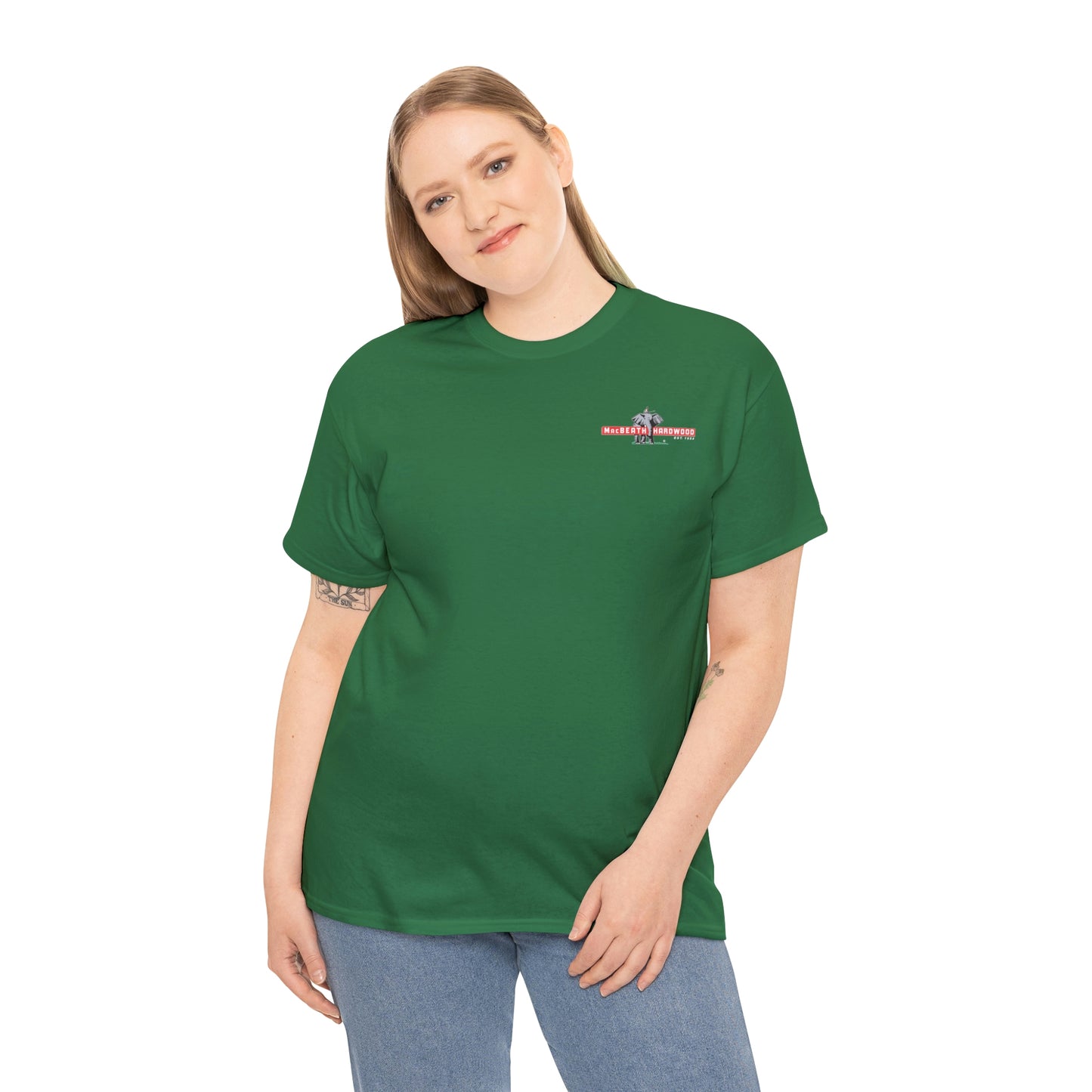 MacBeath Hardwood Heavy Cotton Tee - Left Chest Logo