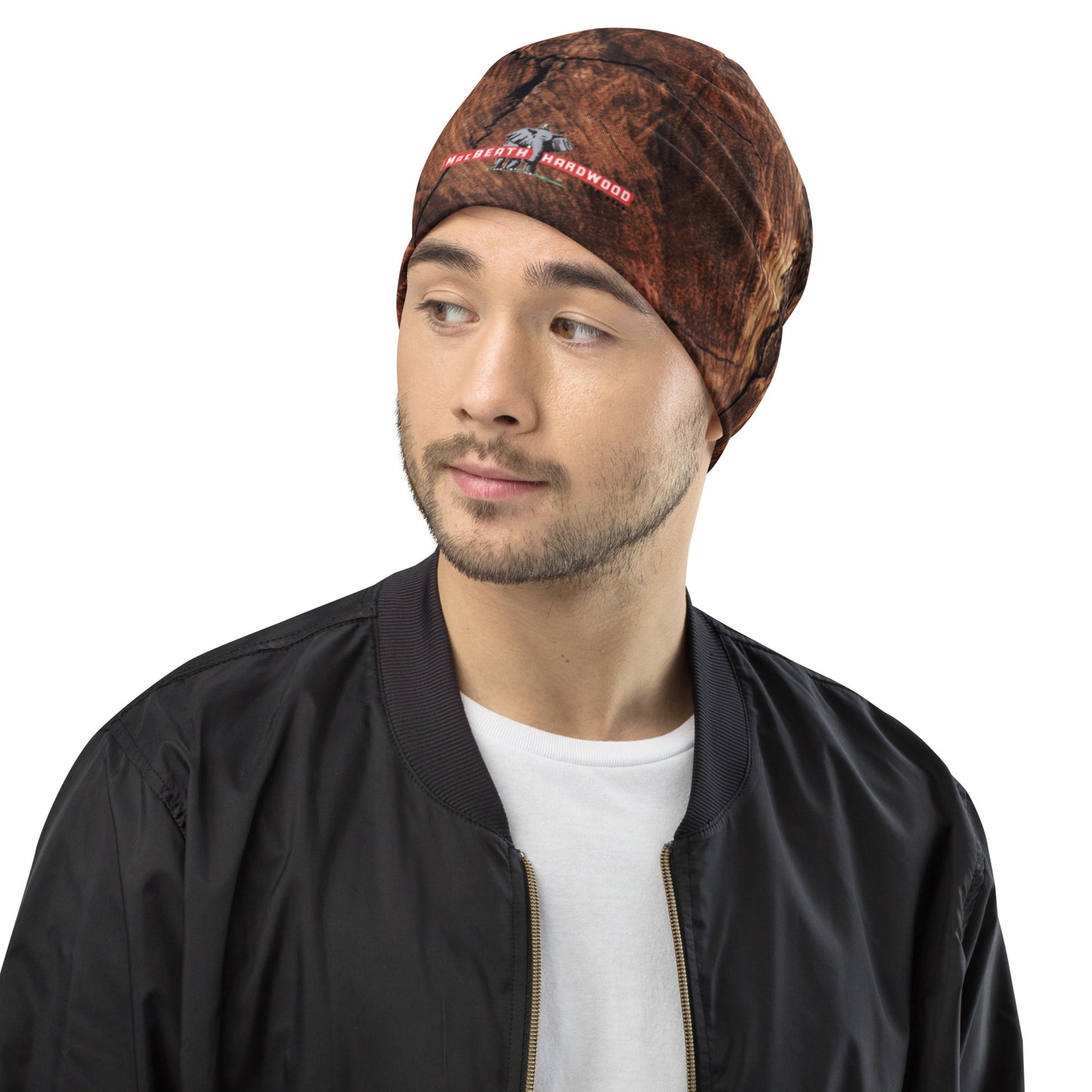 MacBeath Hardwood All-Over Print Beanie
