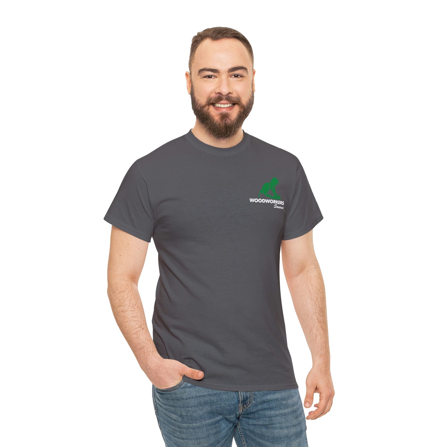 Woodworkers Source Heavy Cotton Tee - Left Chest Logo