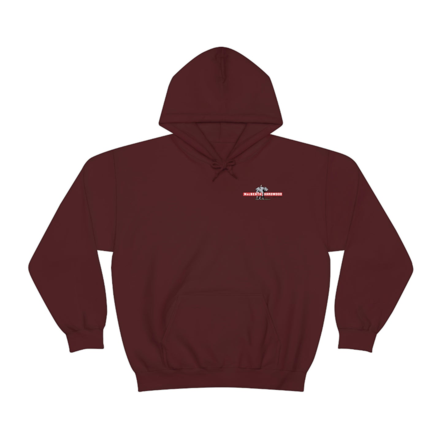 MacBeath Hardwood Heavy Blend Hooded Sweatshirt - Left Chest Logo