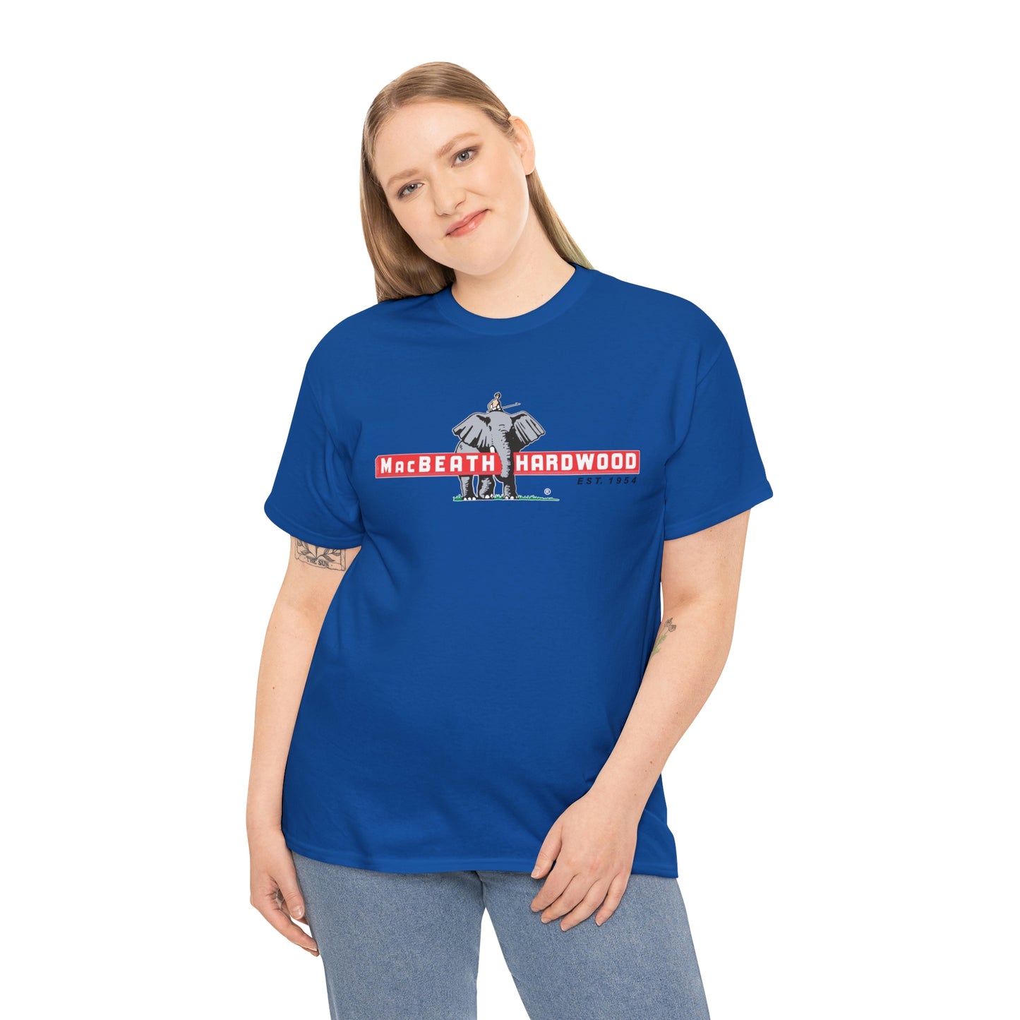 MacBeath Hardwood Heavy Cotton Tee - Front Logo