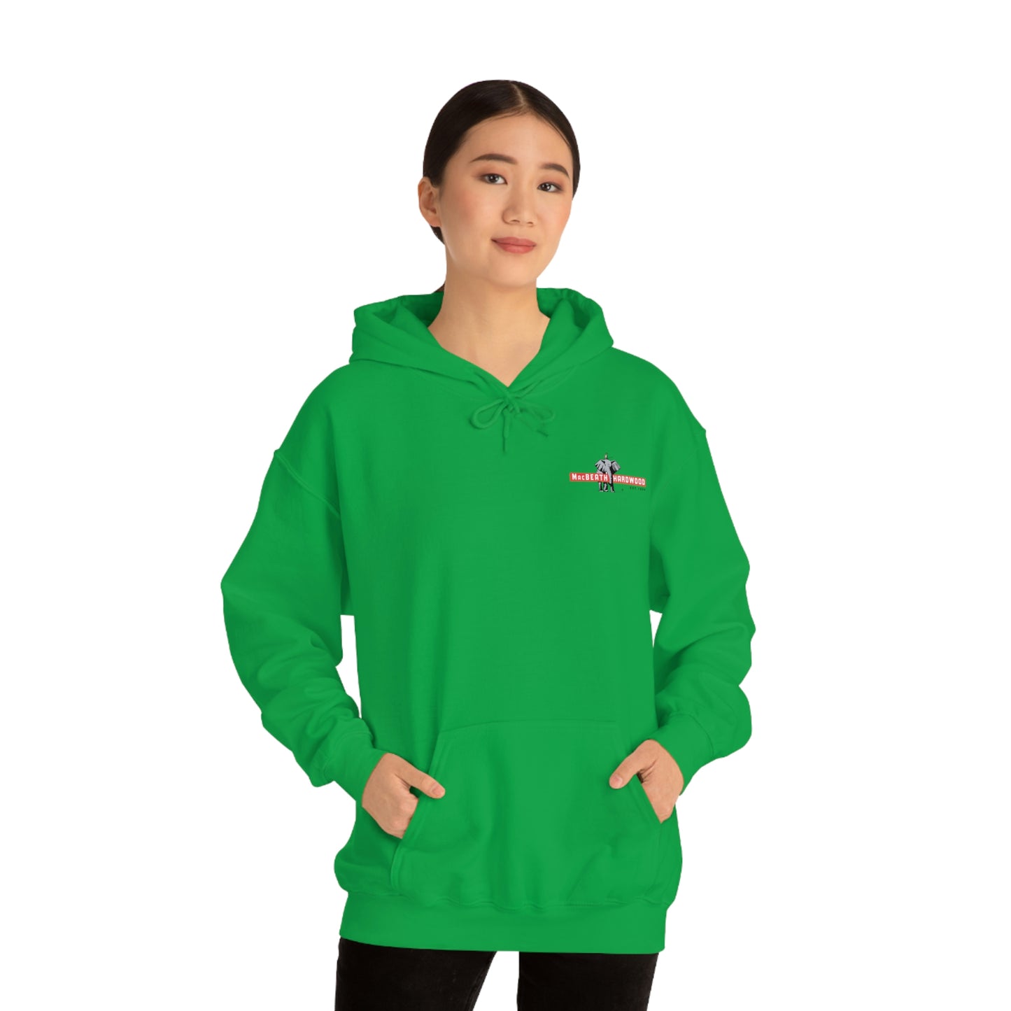 MacBeath Hardwood Heavy Blend Hooded Sweatshirt - Left Chest Logo