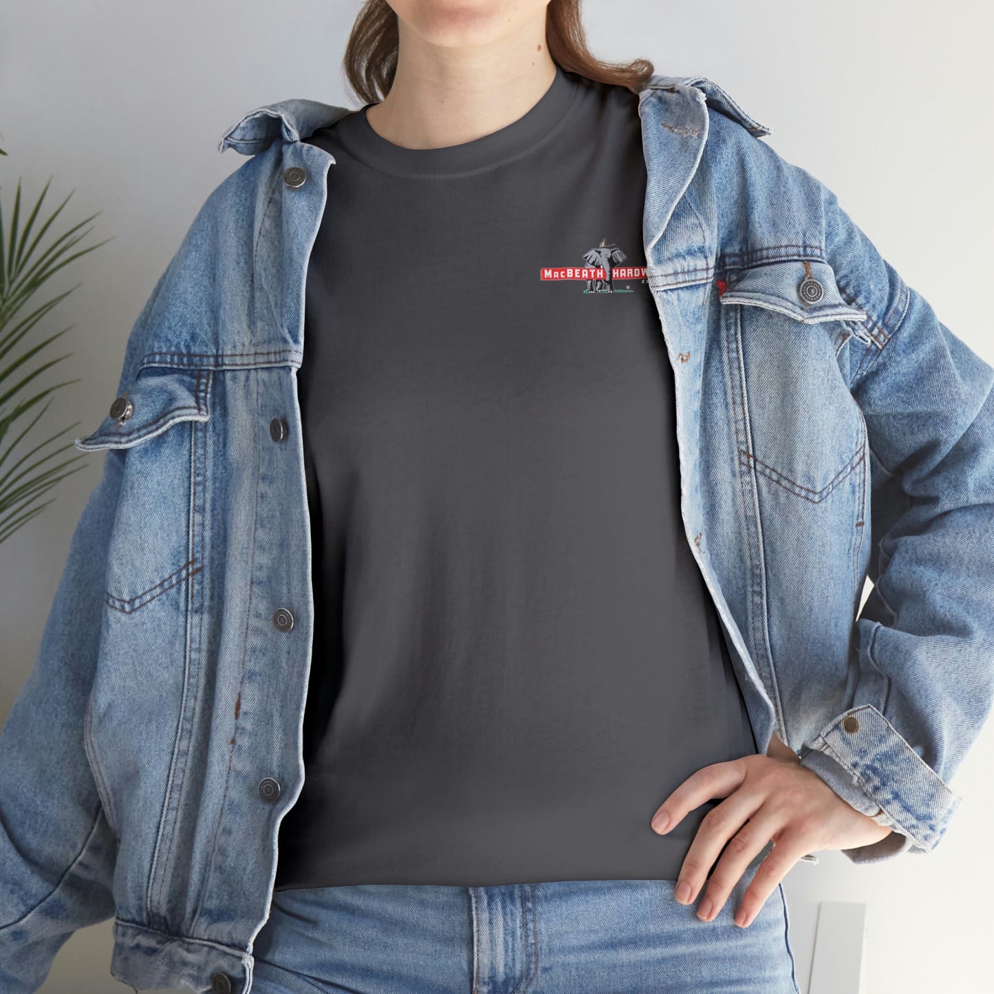 MacBeath Hardwood Heavy Cotton Tee - Left Chest Logo