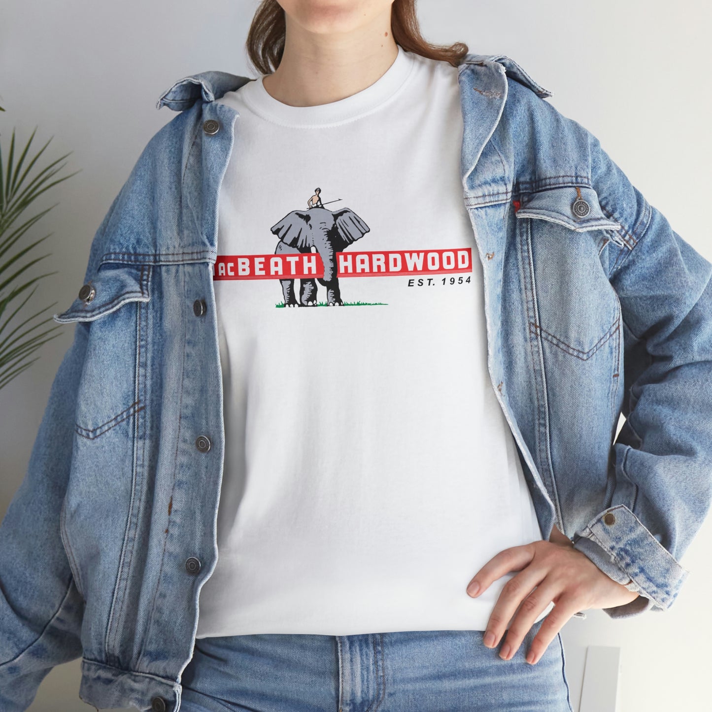 MacBeath Hardwood Heavy Cotton Tee - Front Logo