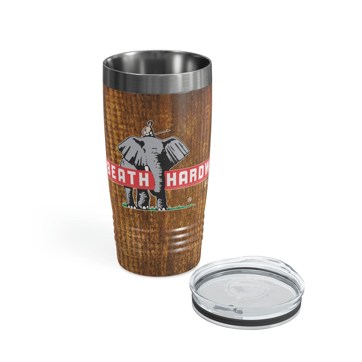 MacBeath Hardwood Wood Background Ringneck Tumbler 20oz