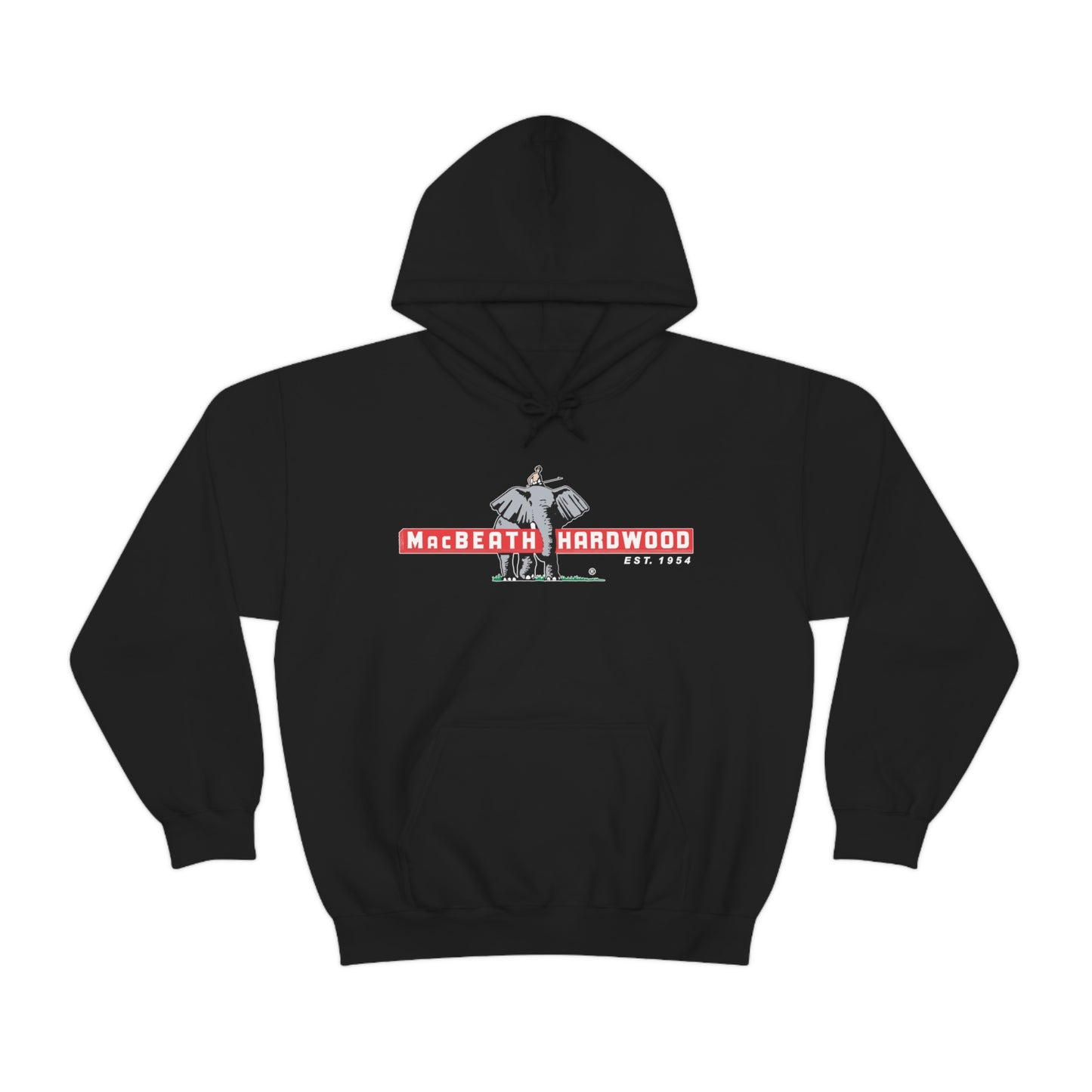 MacBeath Hardwood Heavy Blend Hooded Sweatshirt - Front Logo