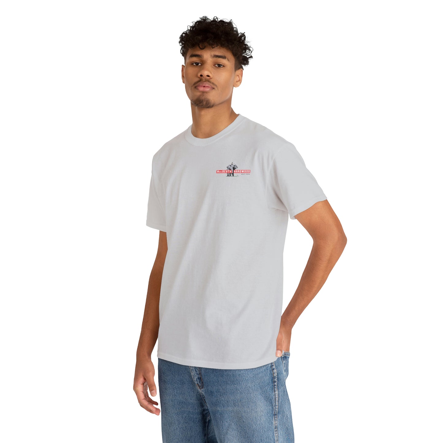 MacBeath Hardwood Heavy Cotton Tee - Left Chest Logo